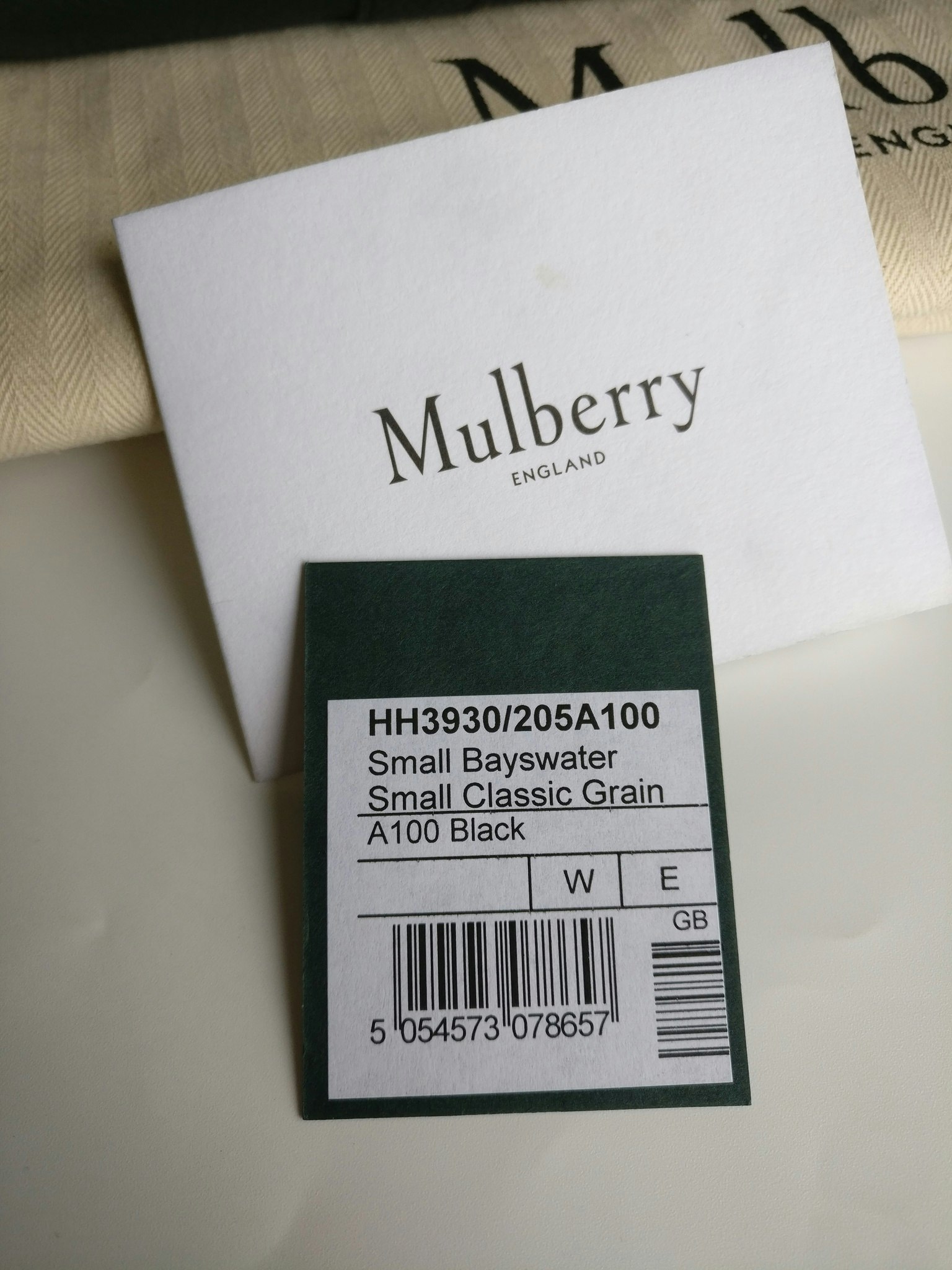 Mulberry Small Bayswater Heavy Grain