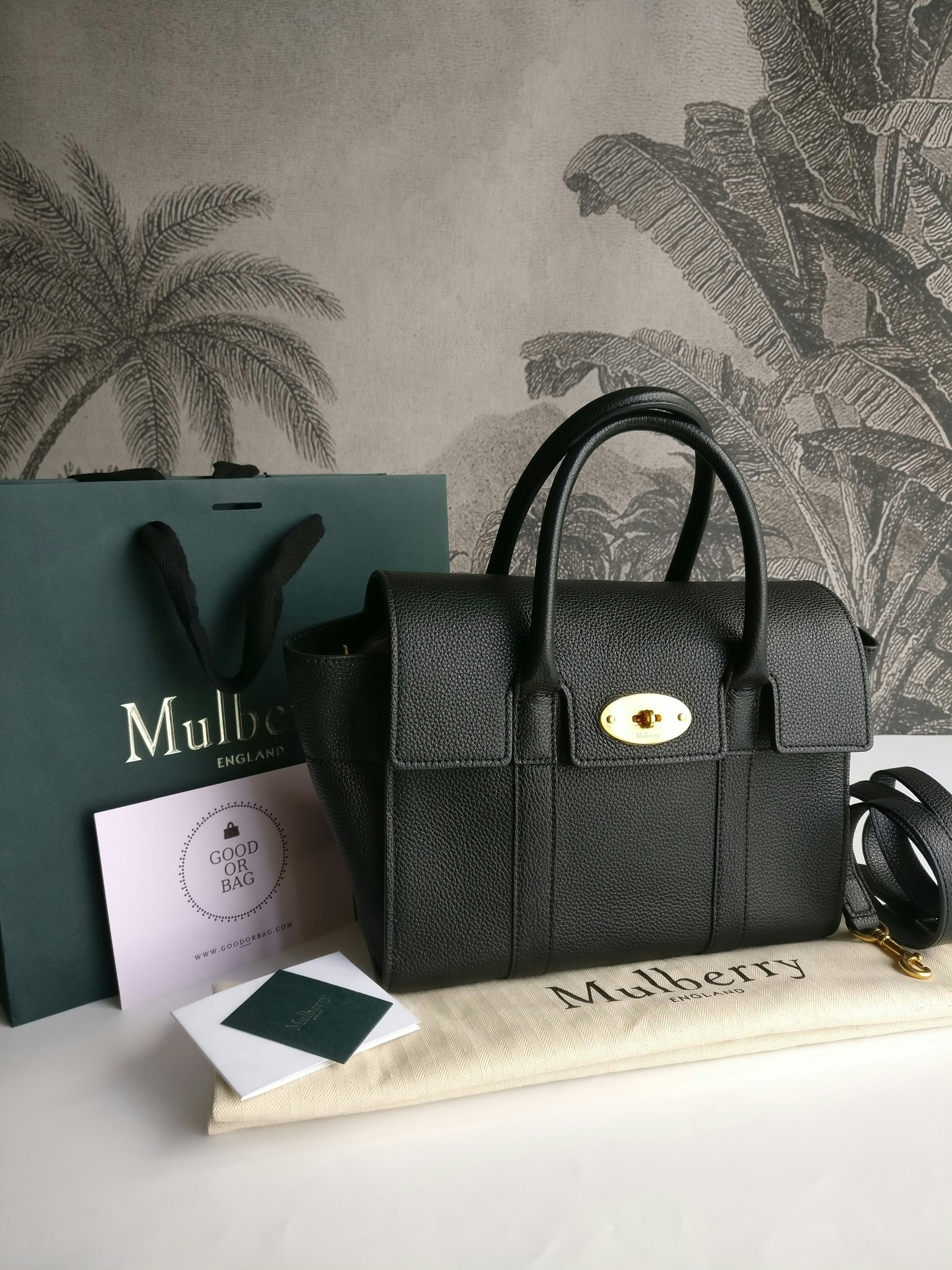 Mulberry Small Bayswater Heavy Grain