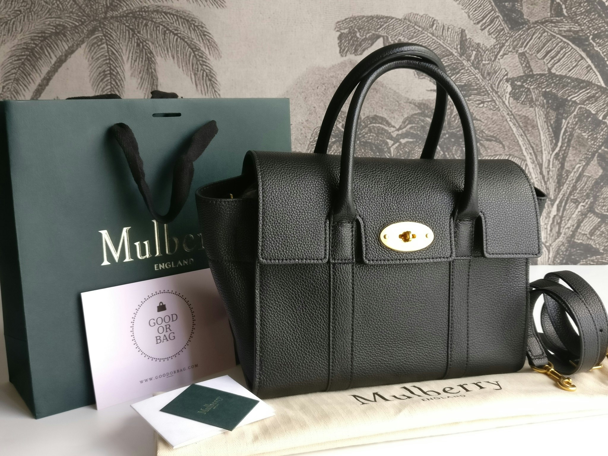 Mulberry Small Bayswater Heavy Grain