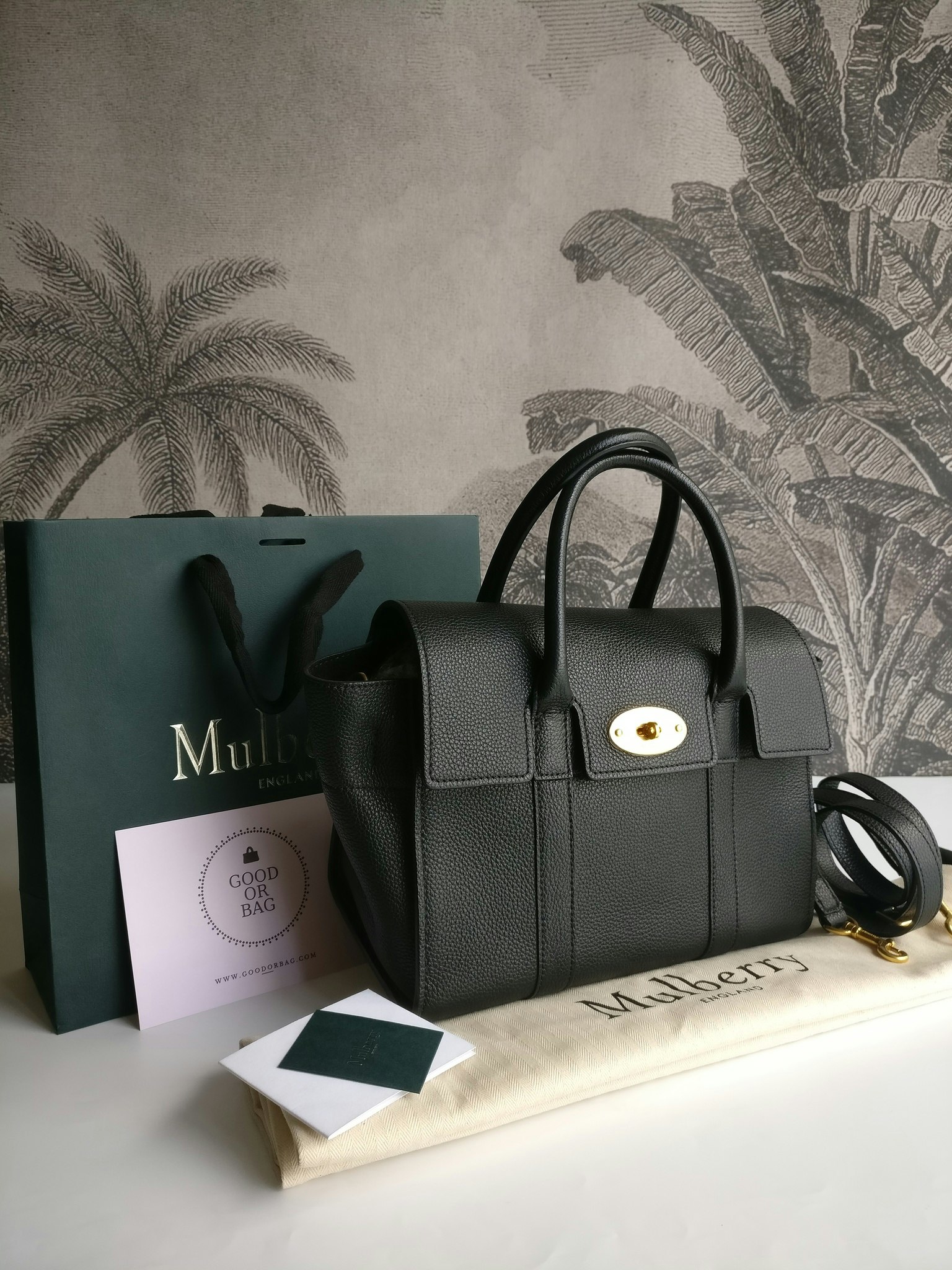 Mulberry Small Bayswater Heavy Grain