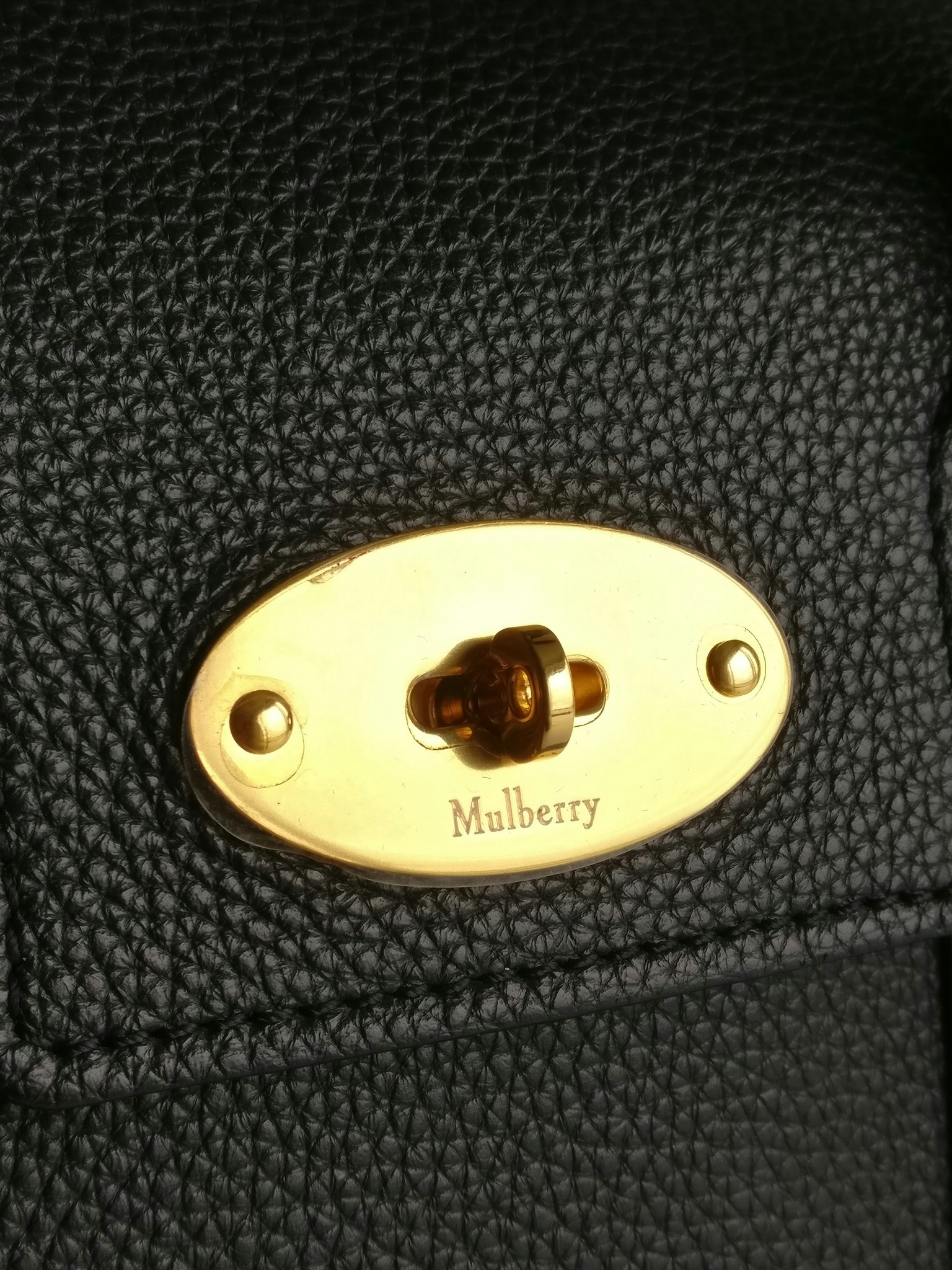 Mulberry Small Bayswater Heavy Grain