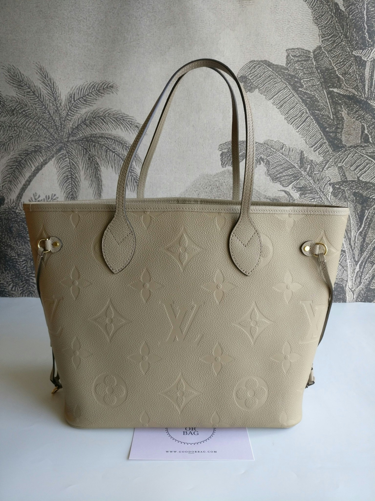 Louis Vuitton Neverfull MM empreinte Dune