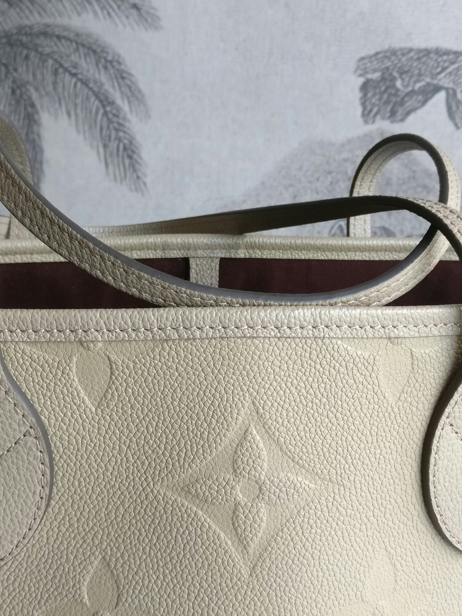 Louis Vuitton Neverfull MM empreinte Dune