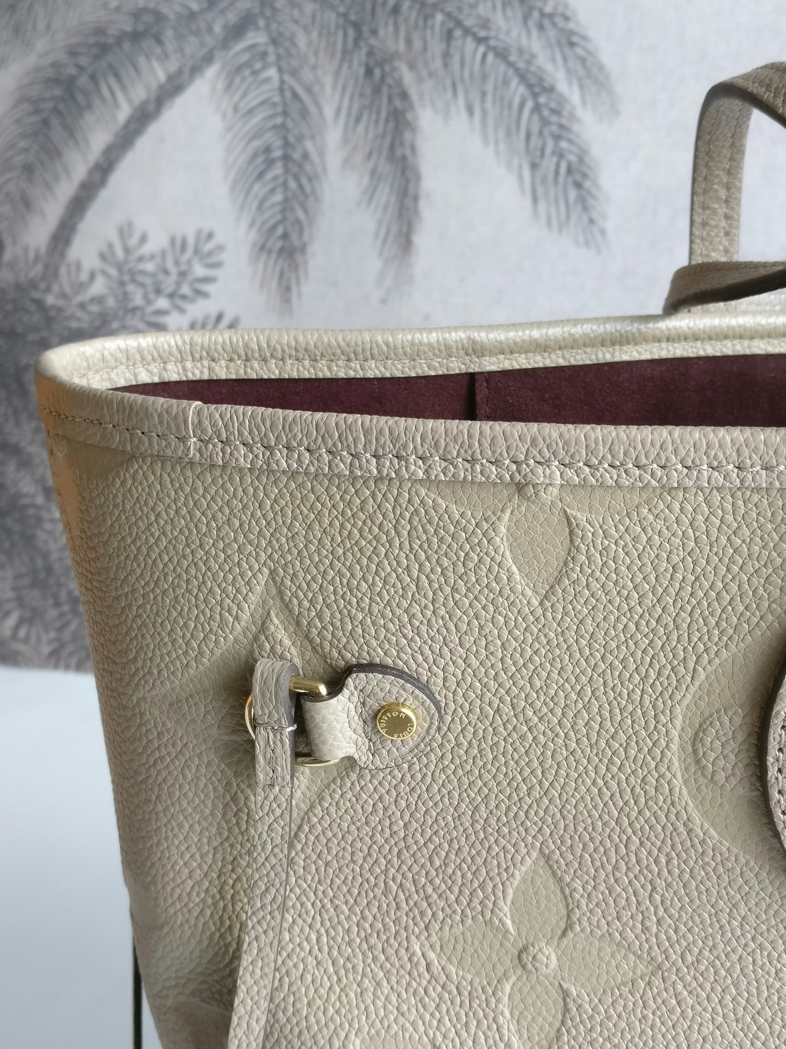Louis Vuitton Neverfull MM empreinte Dune