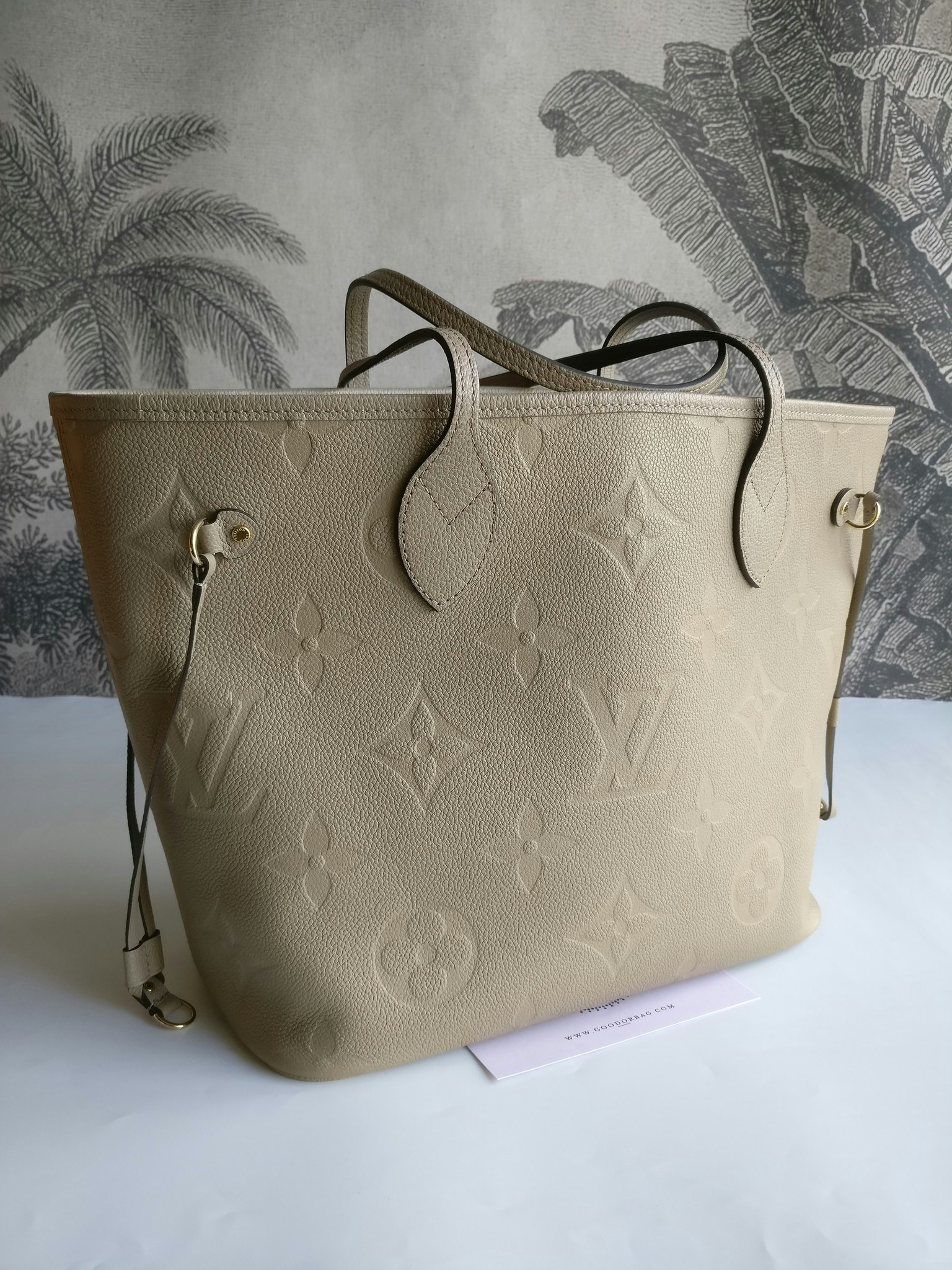 Louis Vuitton Neverfull MM empreinte Dune