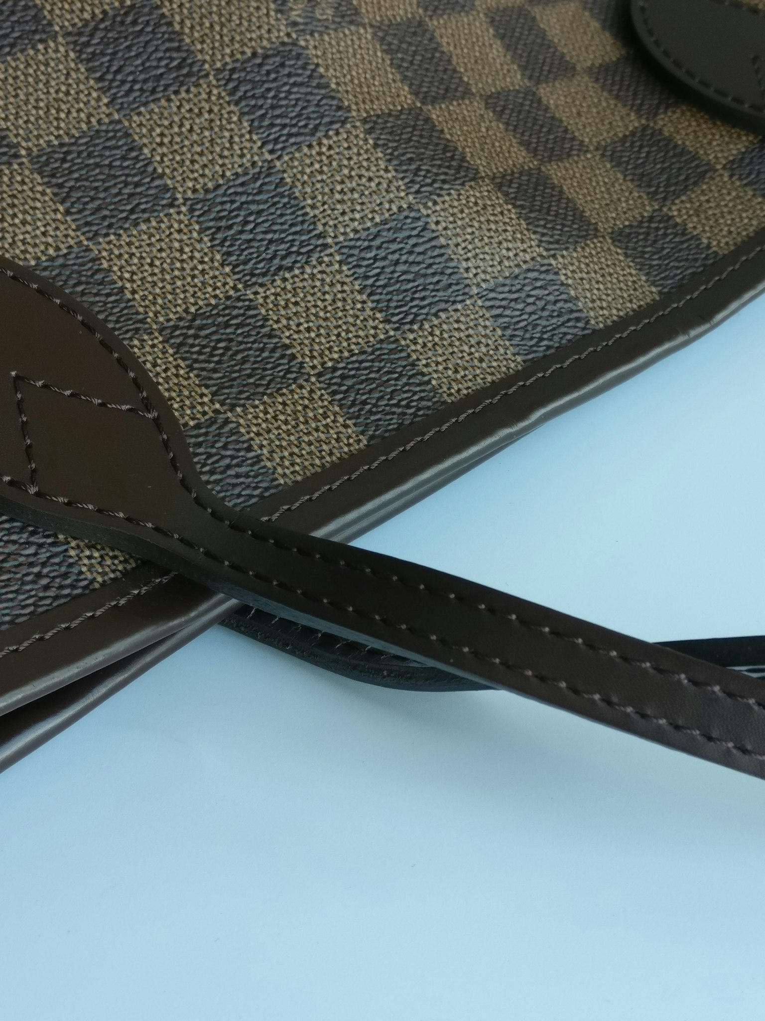 Louis Vuitton Neverfull MM damier ebene rose ballerine