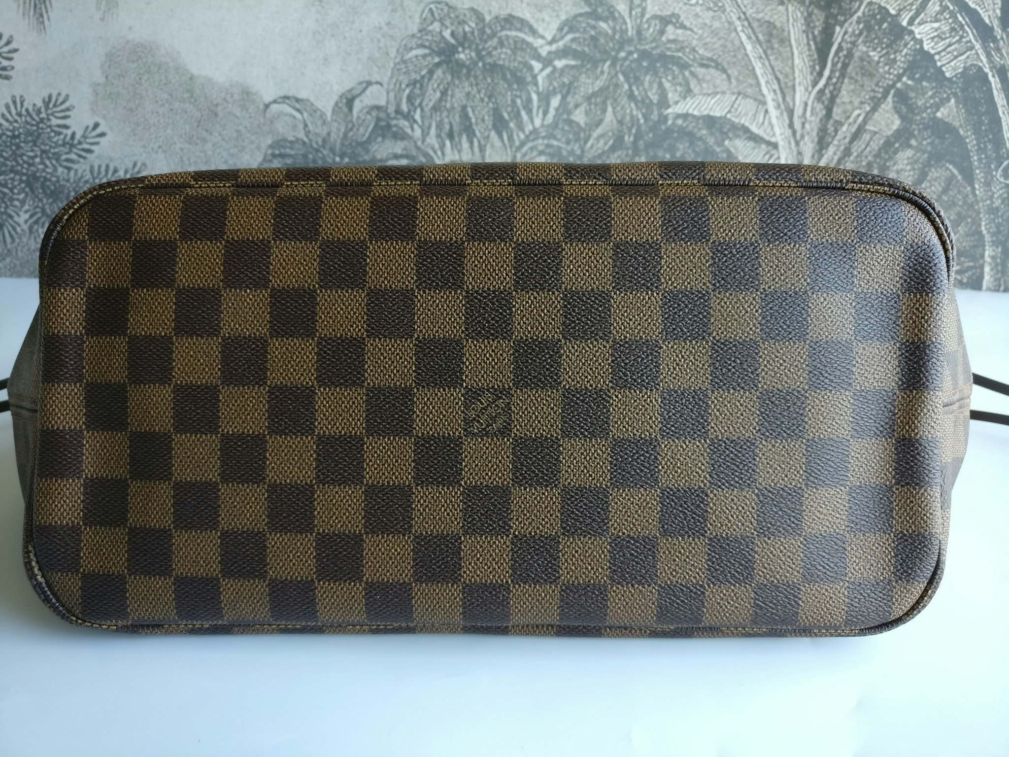 Louis Vuitton Neverfull MM damier ebene rose ballerine