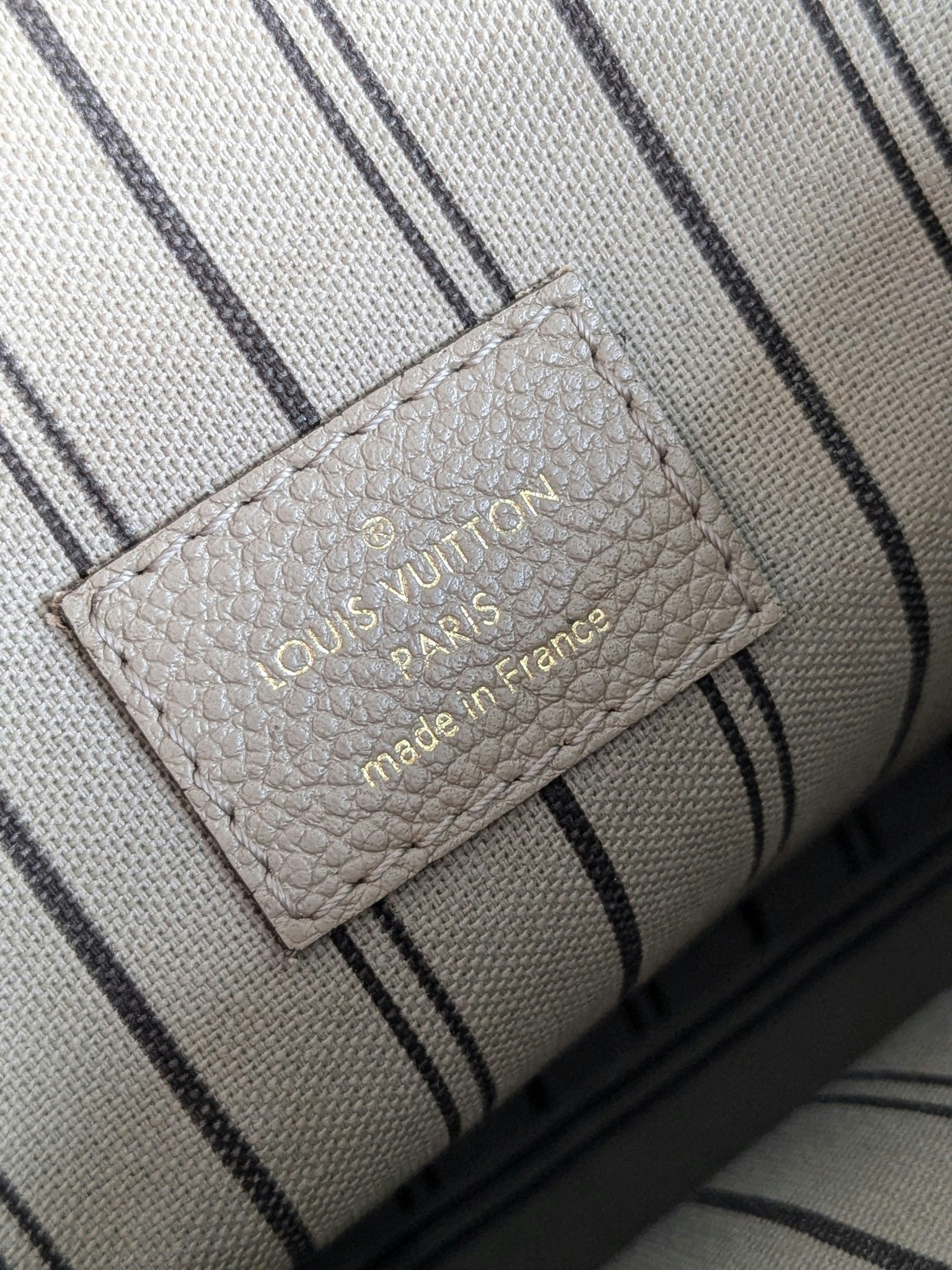 Louis Vuitton Pochette Metis empreinte Dune