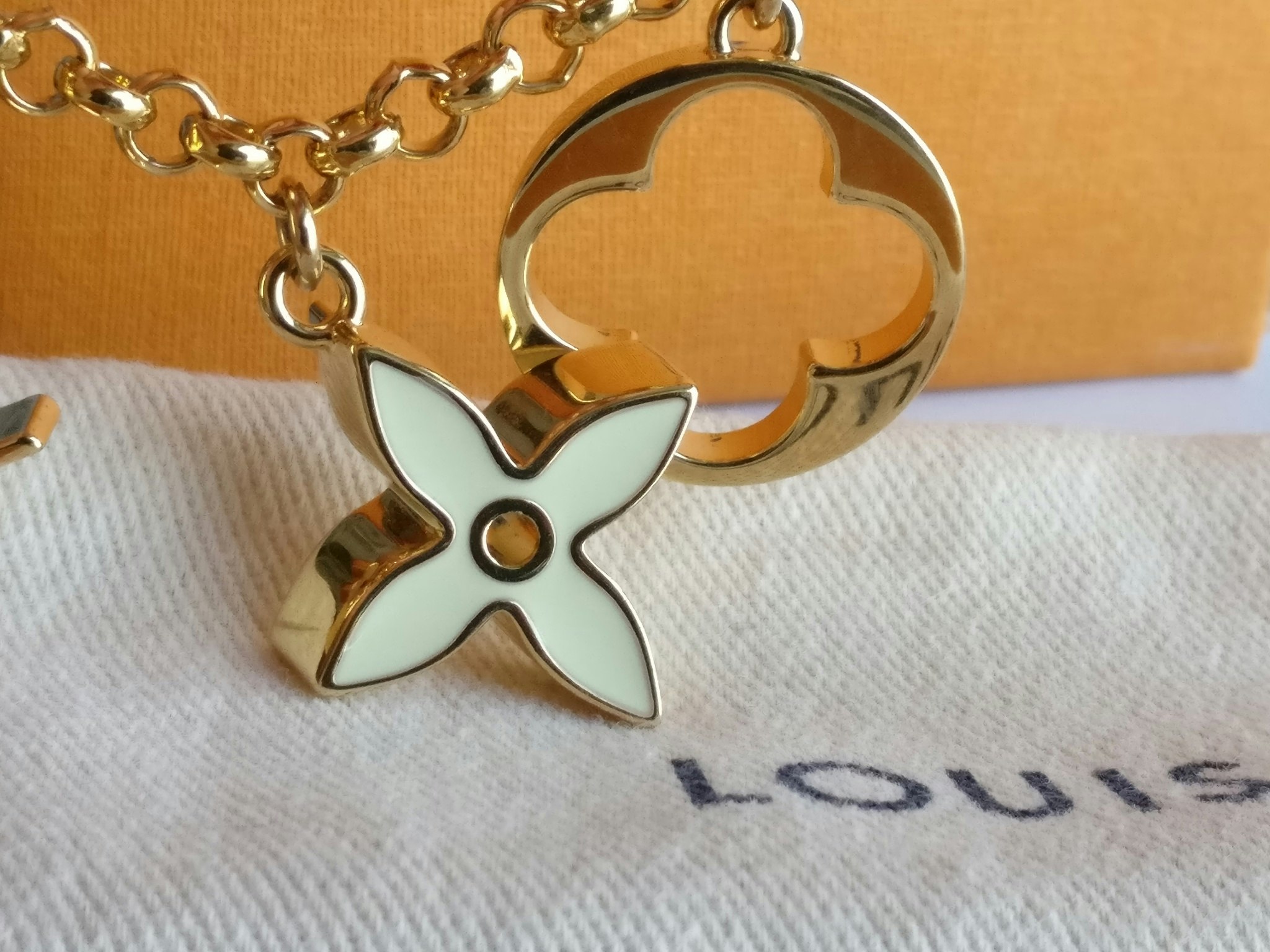 Louis Vuitton Fleur de Monogram Bag Charm Chain