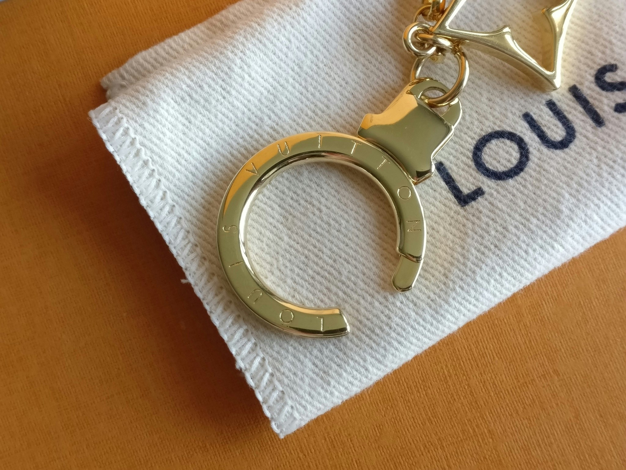 Louis Vuitton Fleur de Monogram Bag Charm Chain