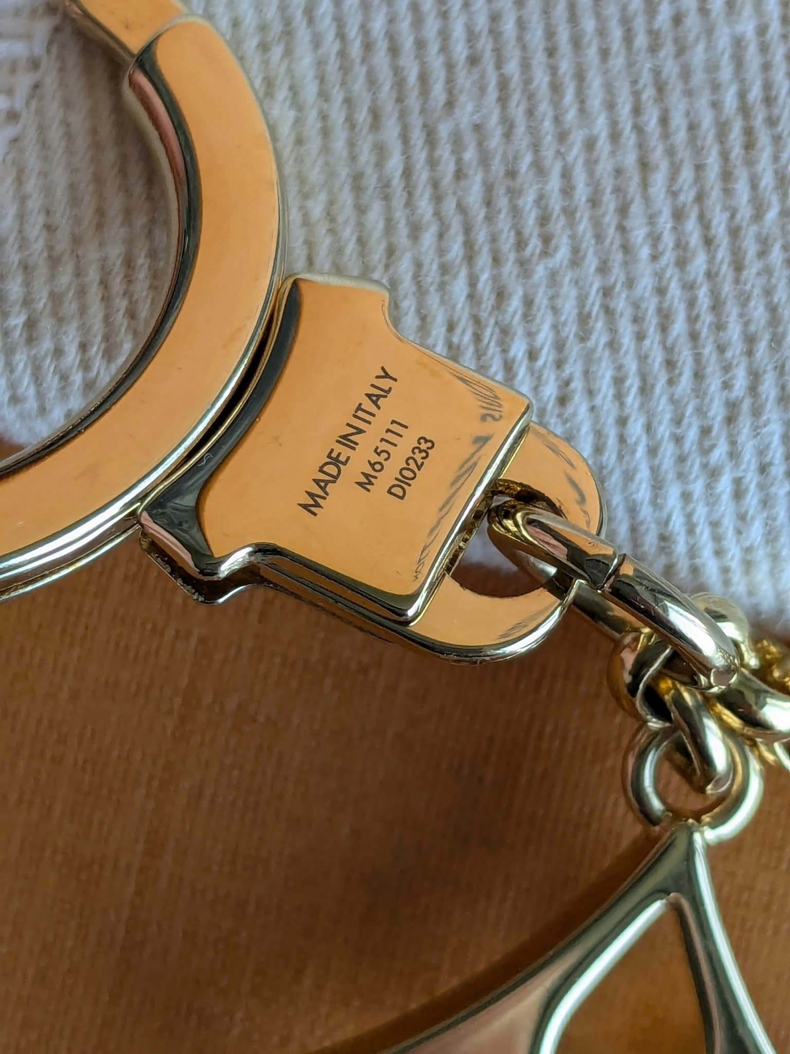 Louis Vuitton Fleur de Monogram Bag Charm Chain