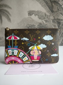 Louis Vuitton  Double Zip Pochette Illustre