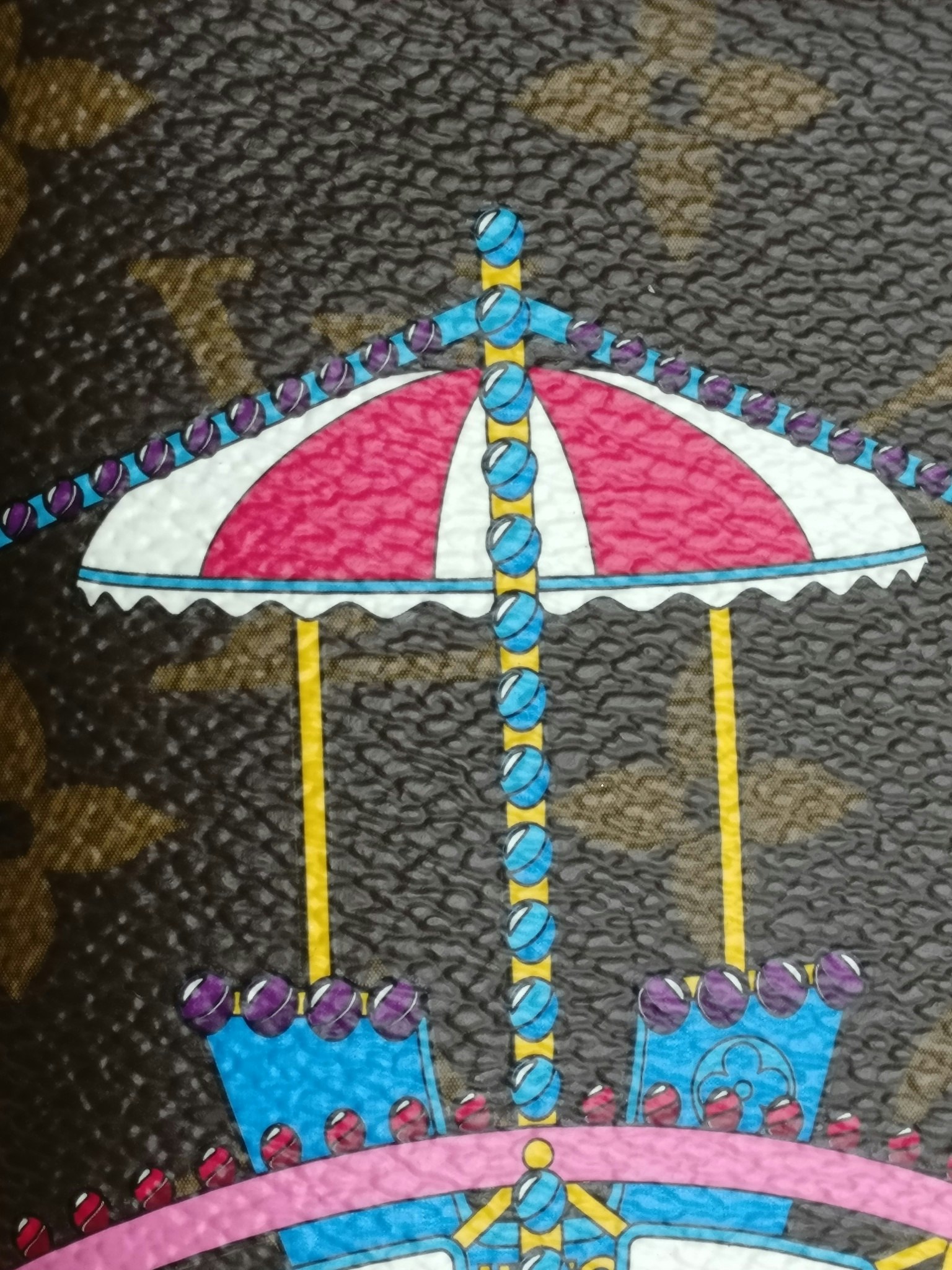 Louis Vuitton  Double Zip Pochette Illustre