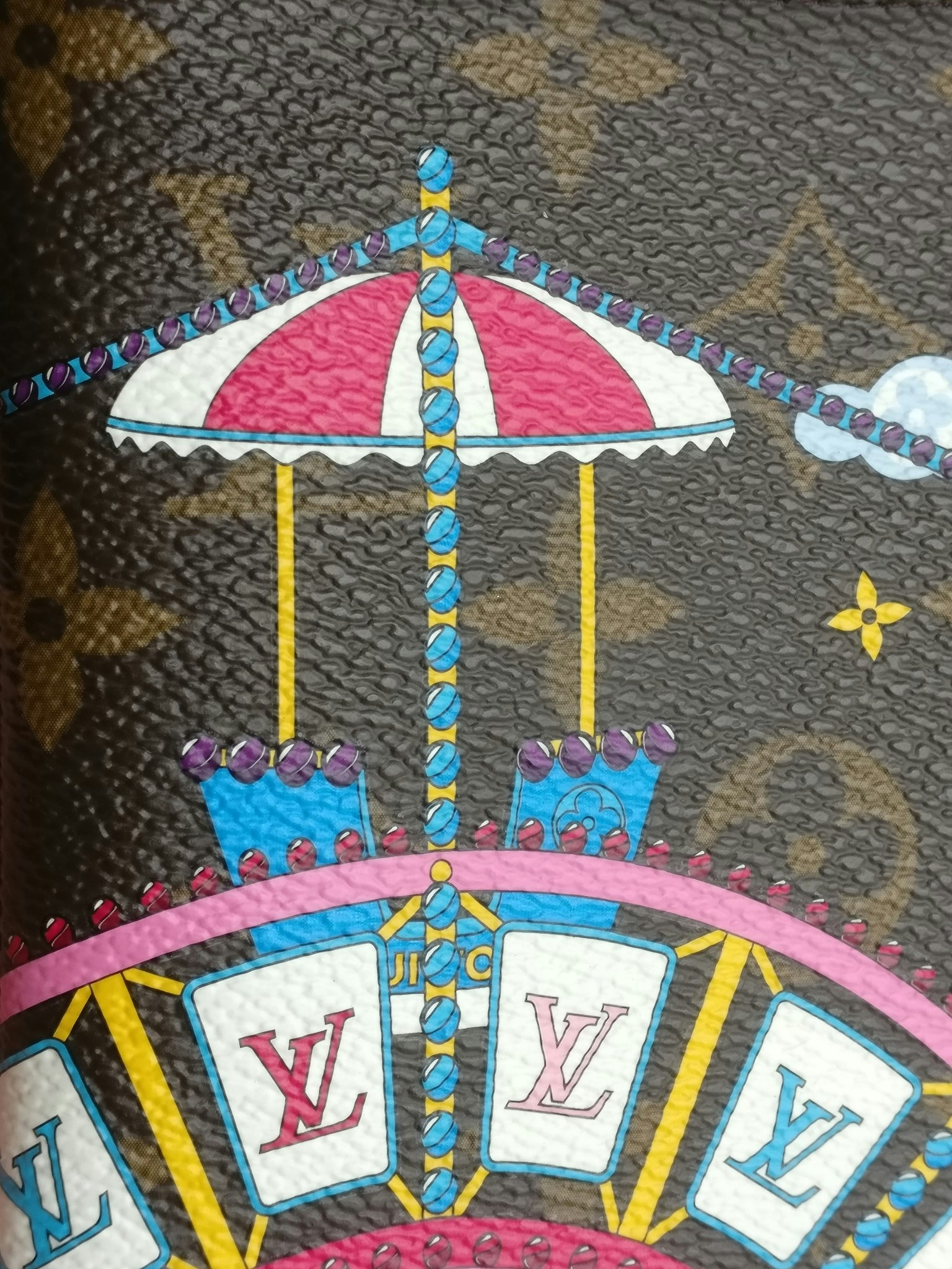 Louis Vuitton  Double Zip Pochette Illustre