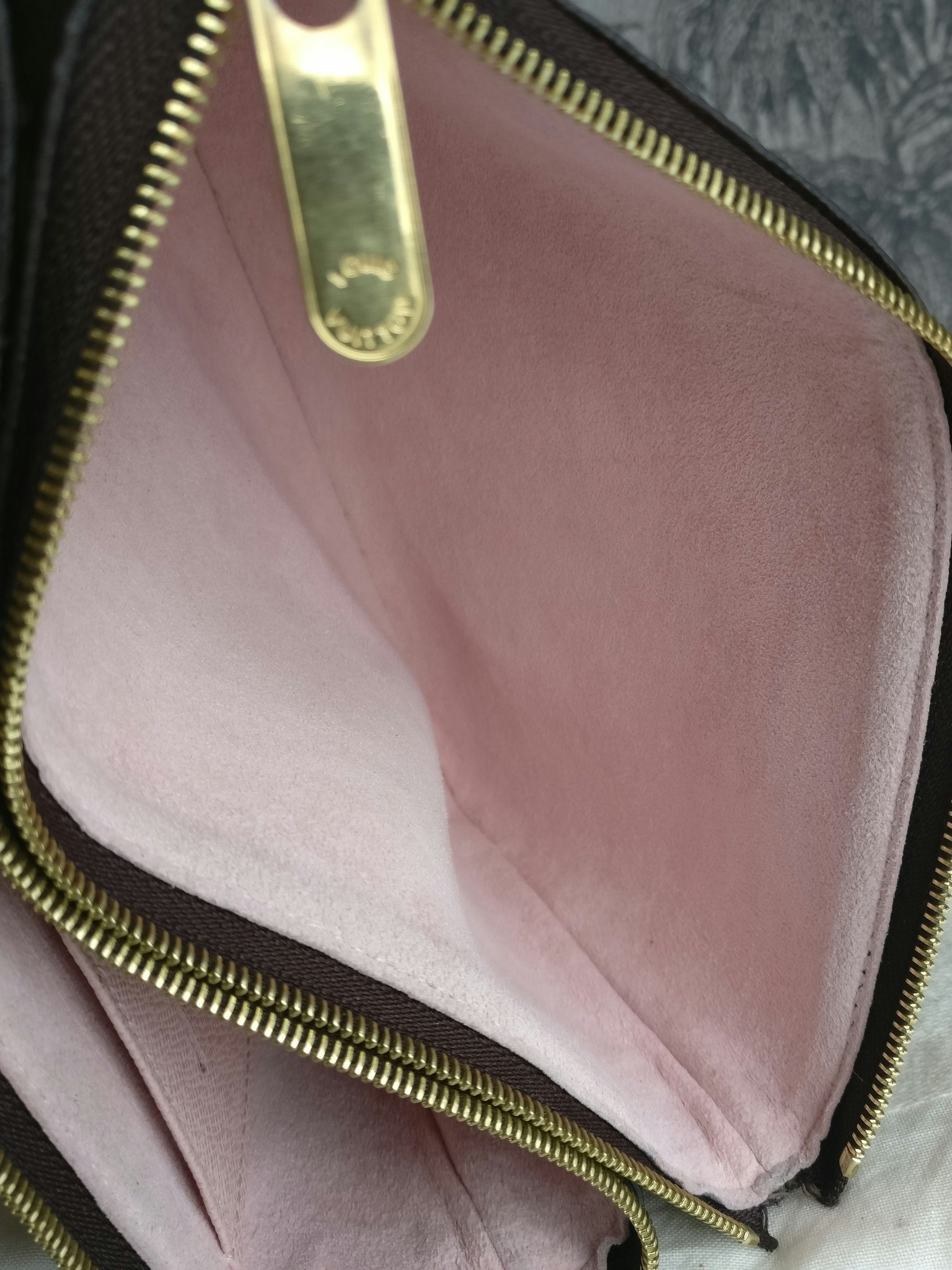 Louis Vuitton  Double Zip Pochette Illustre