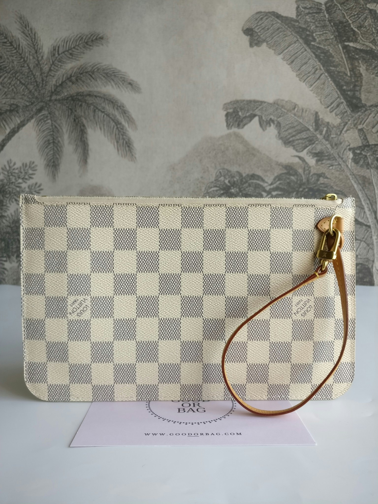 Louis Vuitton Neverfull MM Pochette azur