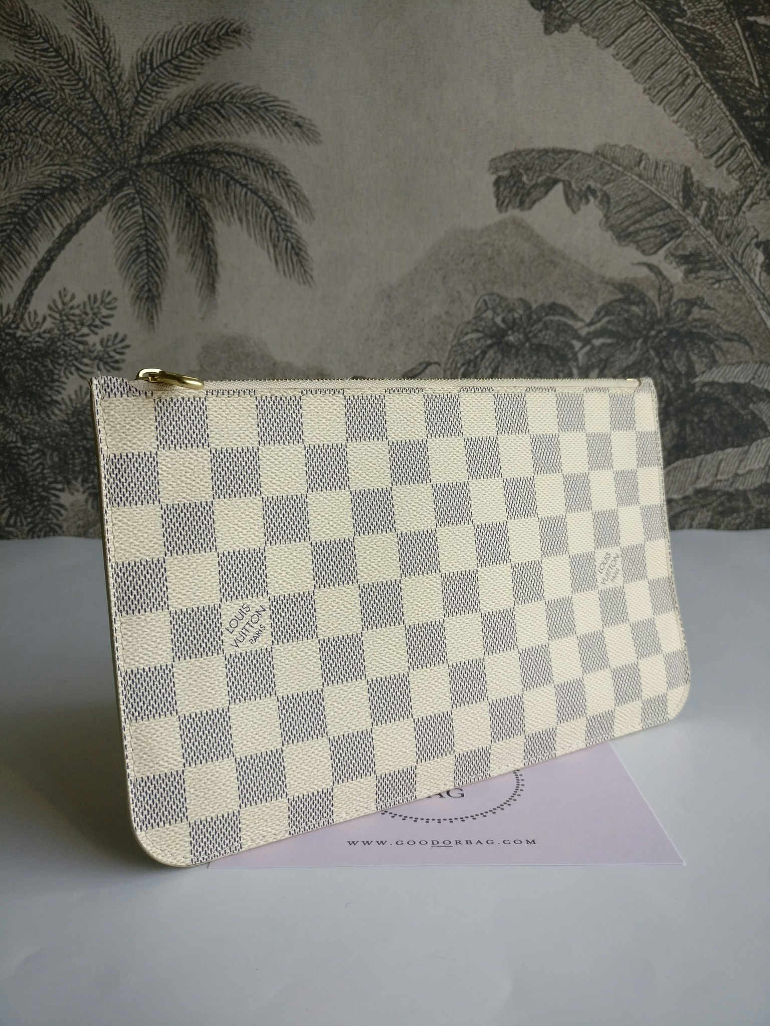 Louis Vuitton Neverfull MM Pochette azur