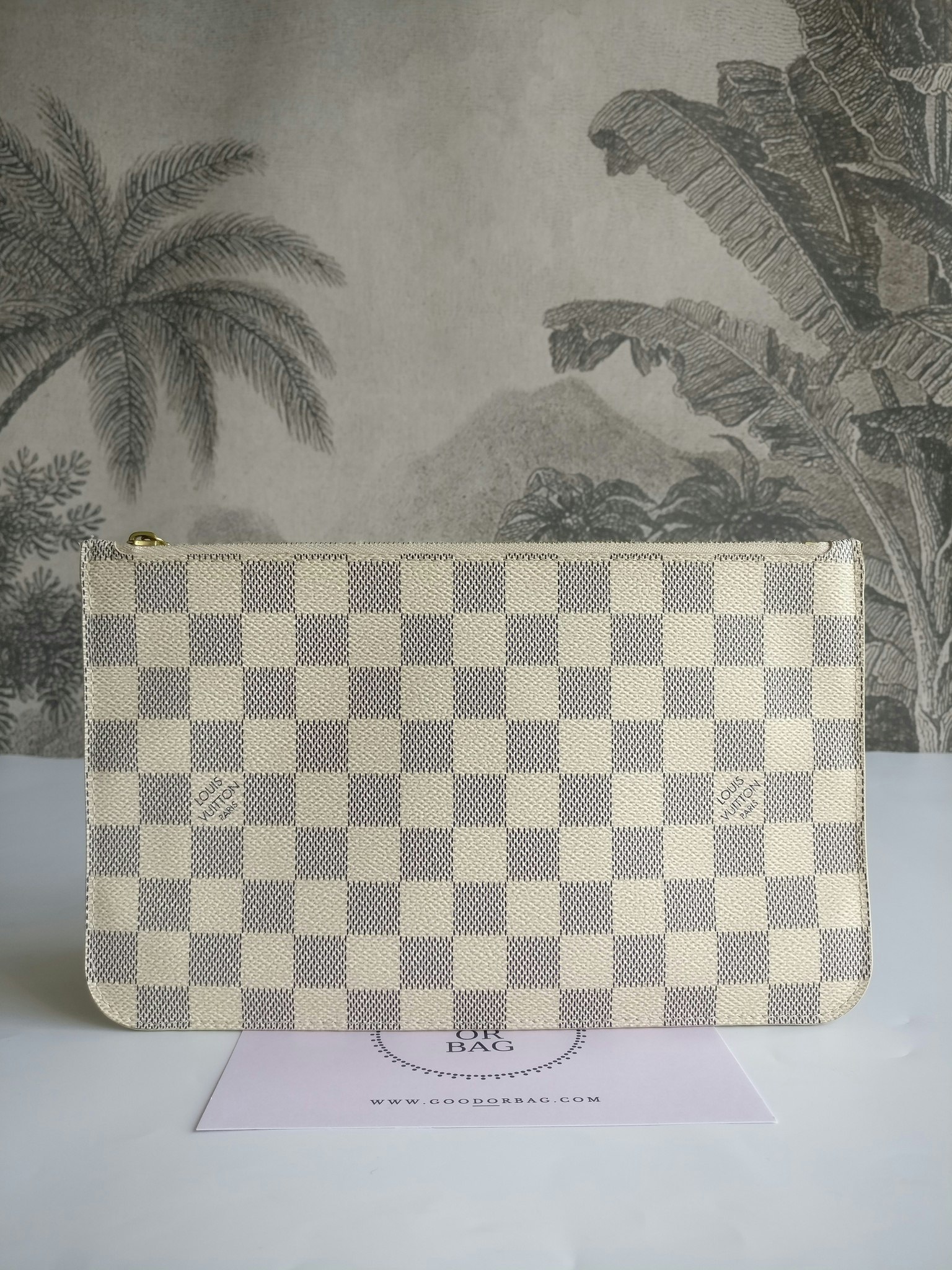 Louis Vuitton Neverfull MM Pochette azur