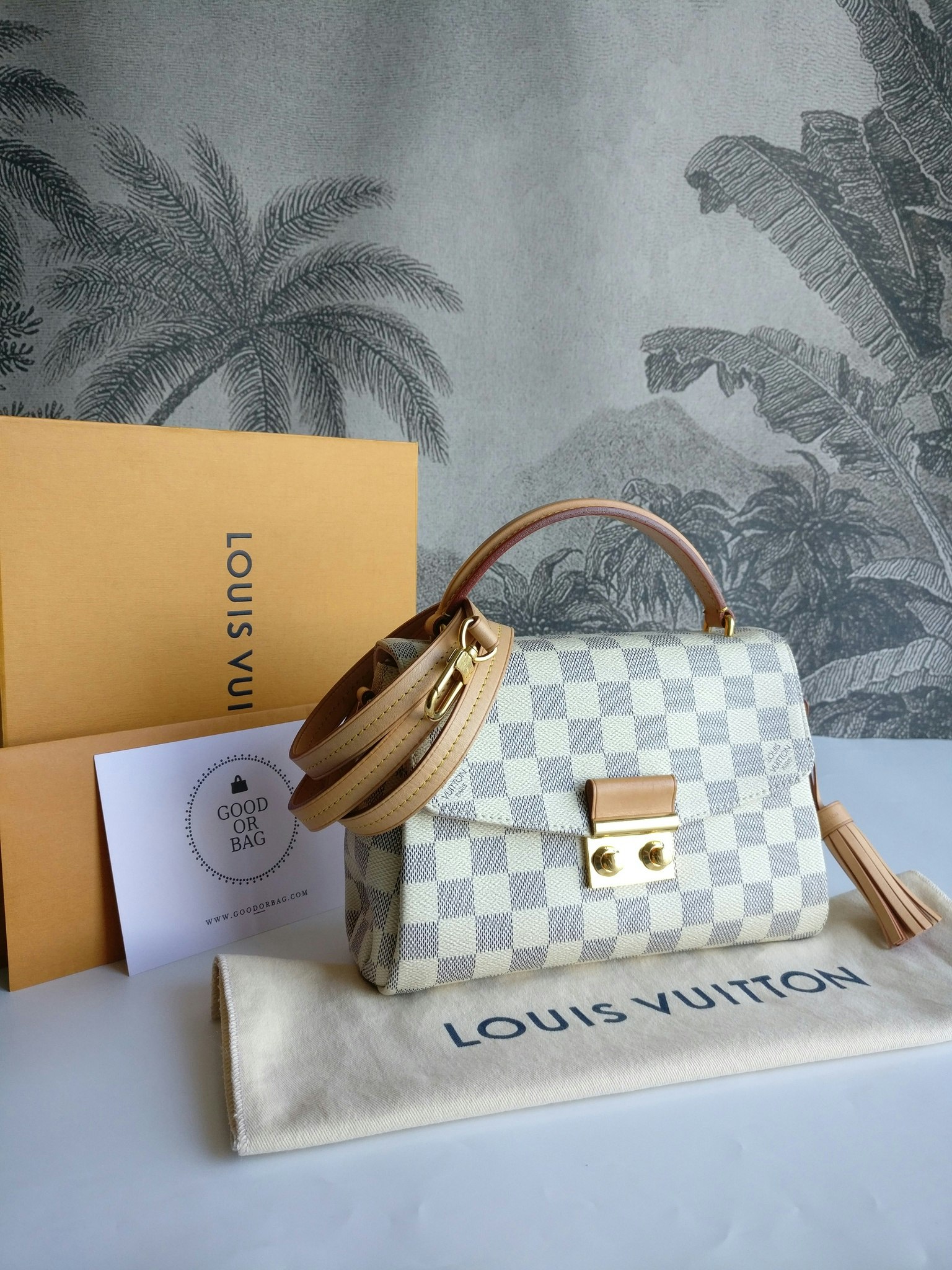 Louis Vuitton Croisette damier azur