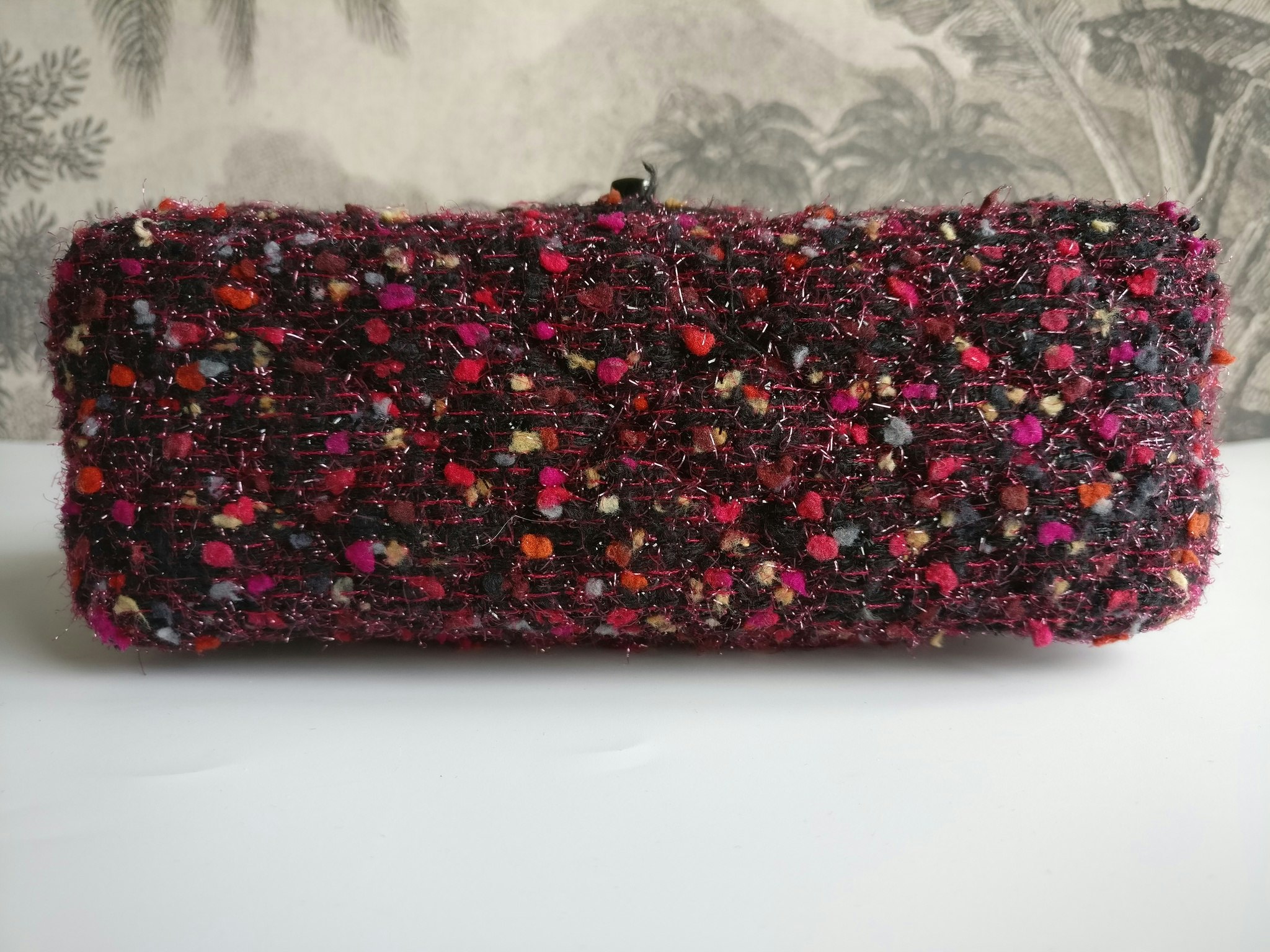 Chanel Tweed Mini Rectangular Classic Flap