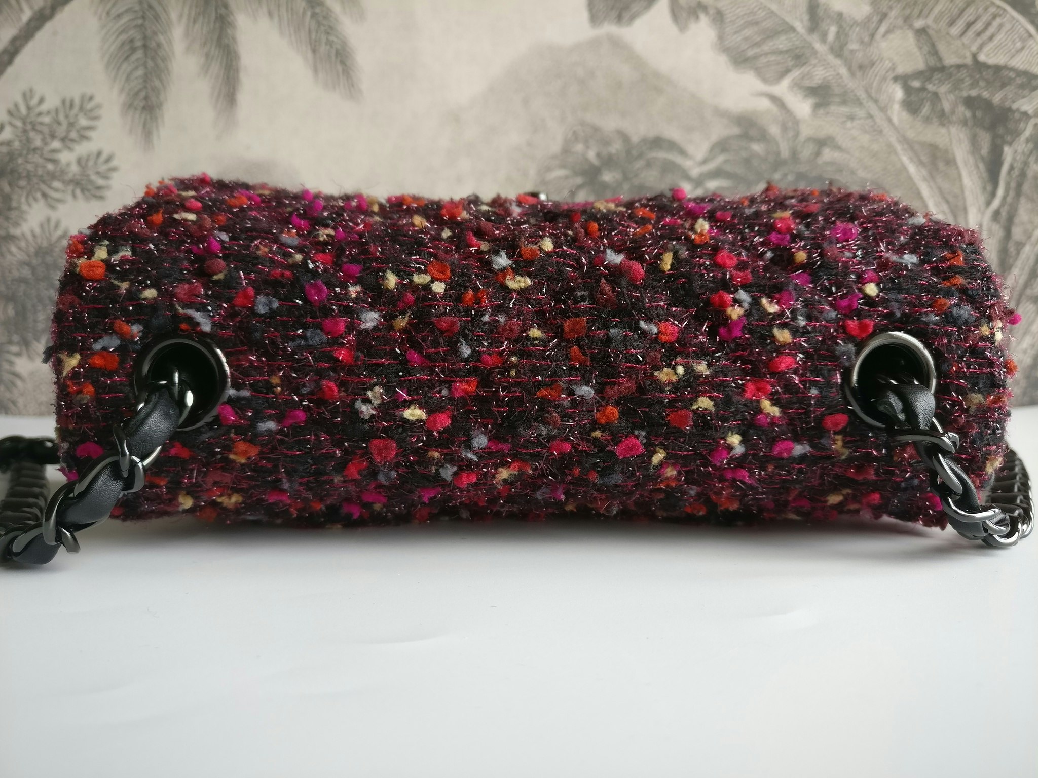 Chanel Tweed Mini Rectangular Classic Flap