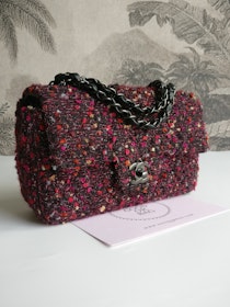 Chanel Tweed Mini Rectangular Classic Flap