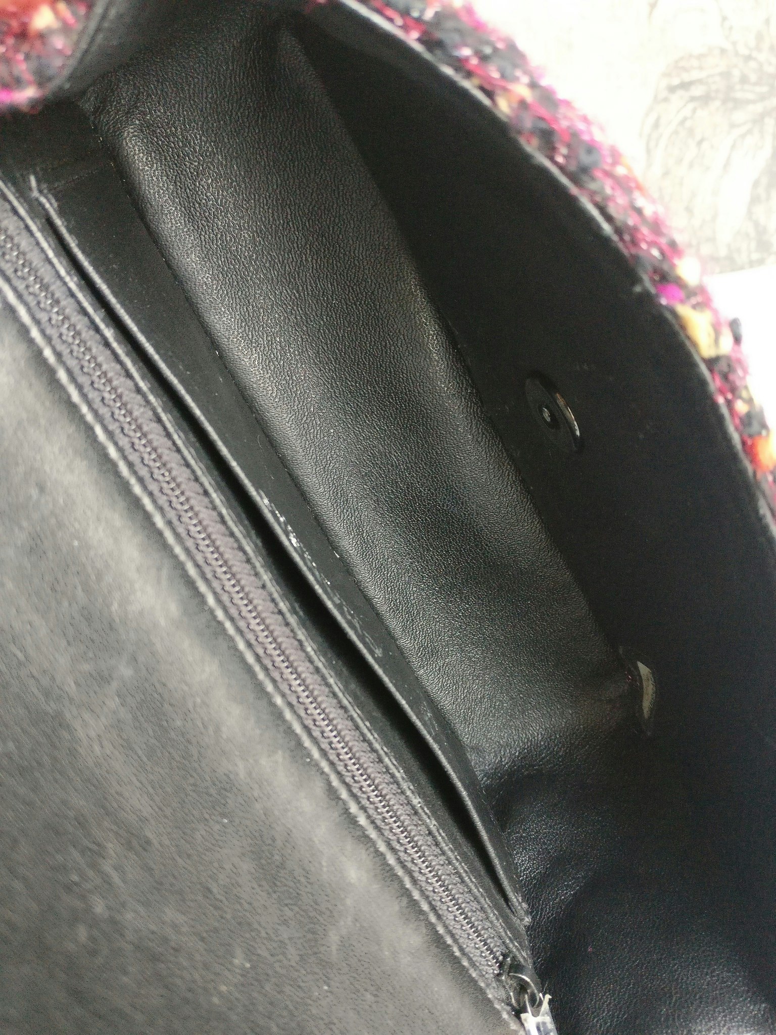 Chanel Tweed Mini Rectangular Classic Flap