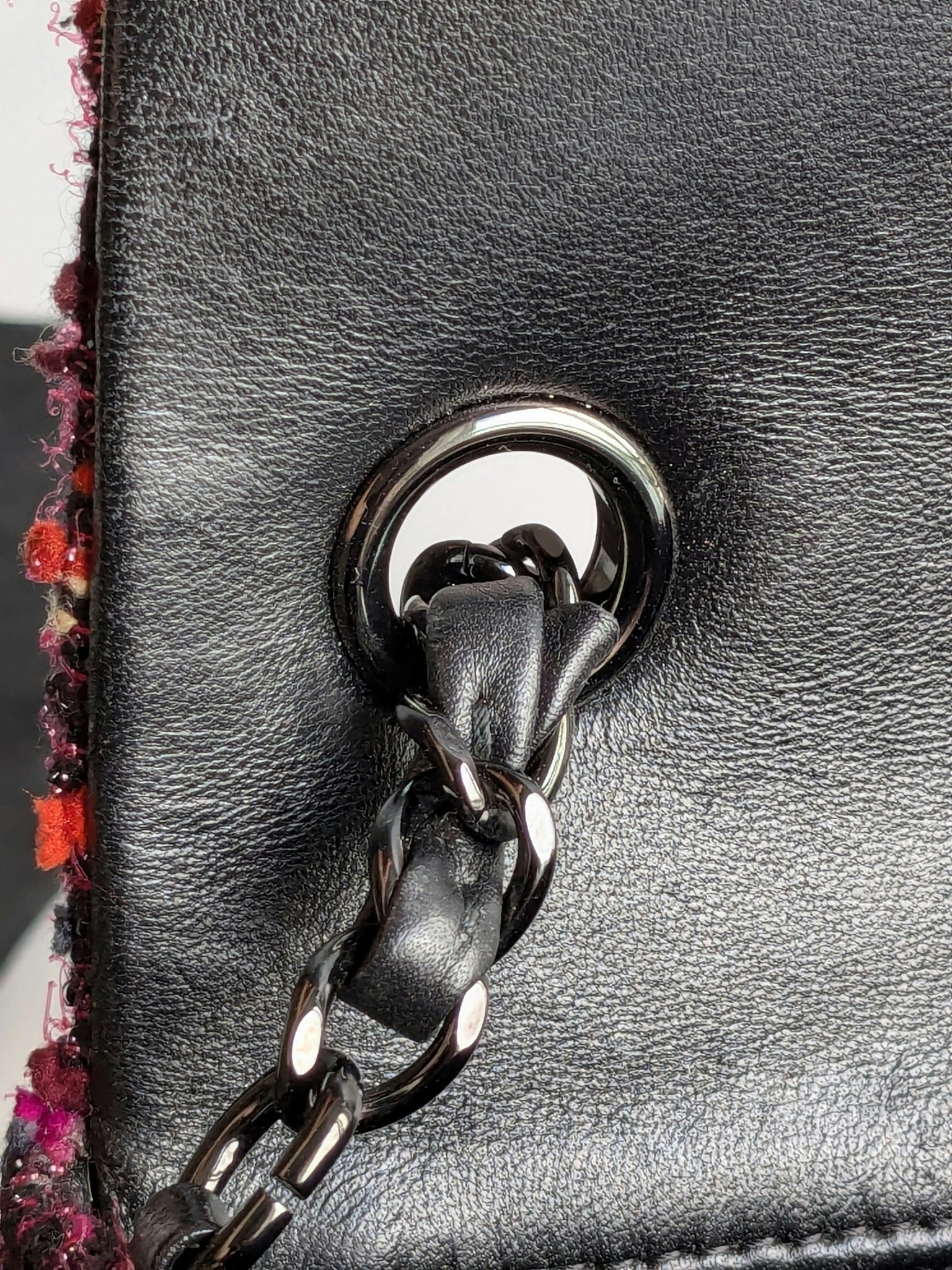 Chanel Tweed Mini Rectangular Classic Flap