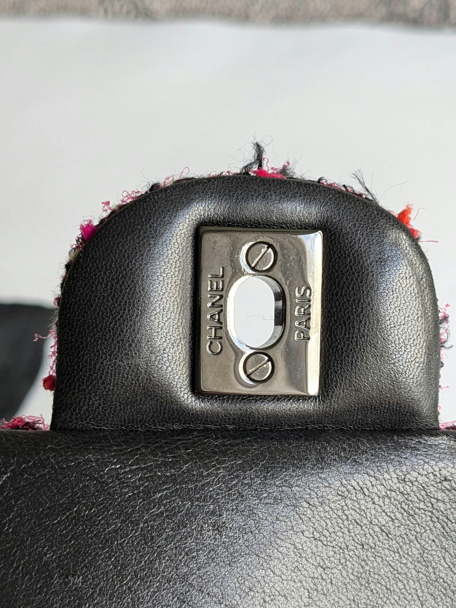 Chanel Tweed Mini Rectangular Classic Flap