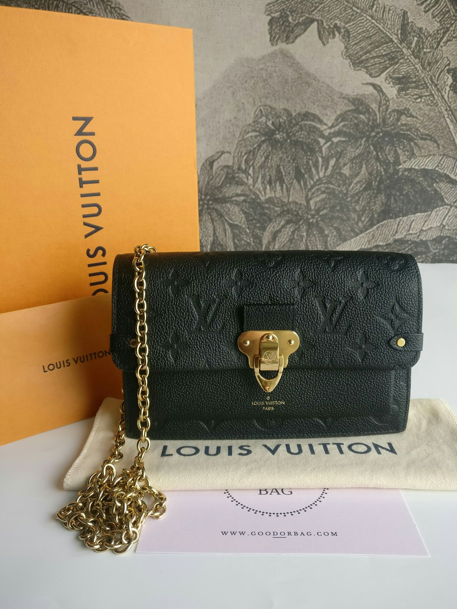 Louis Vuitton Vavin Chain Wallet empreinte