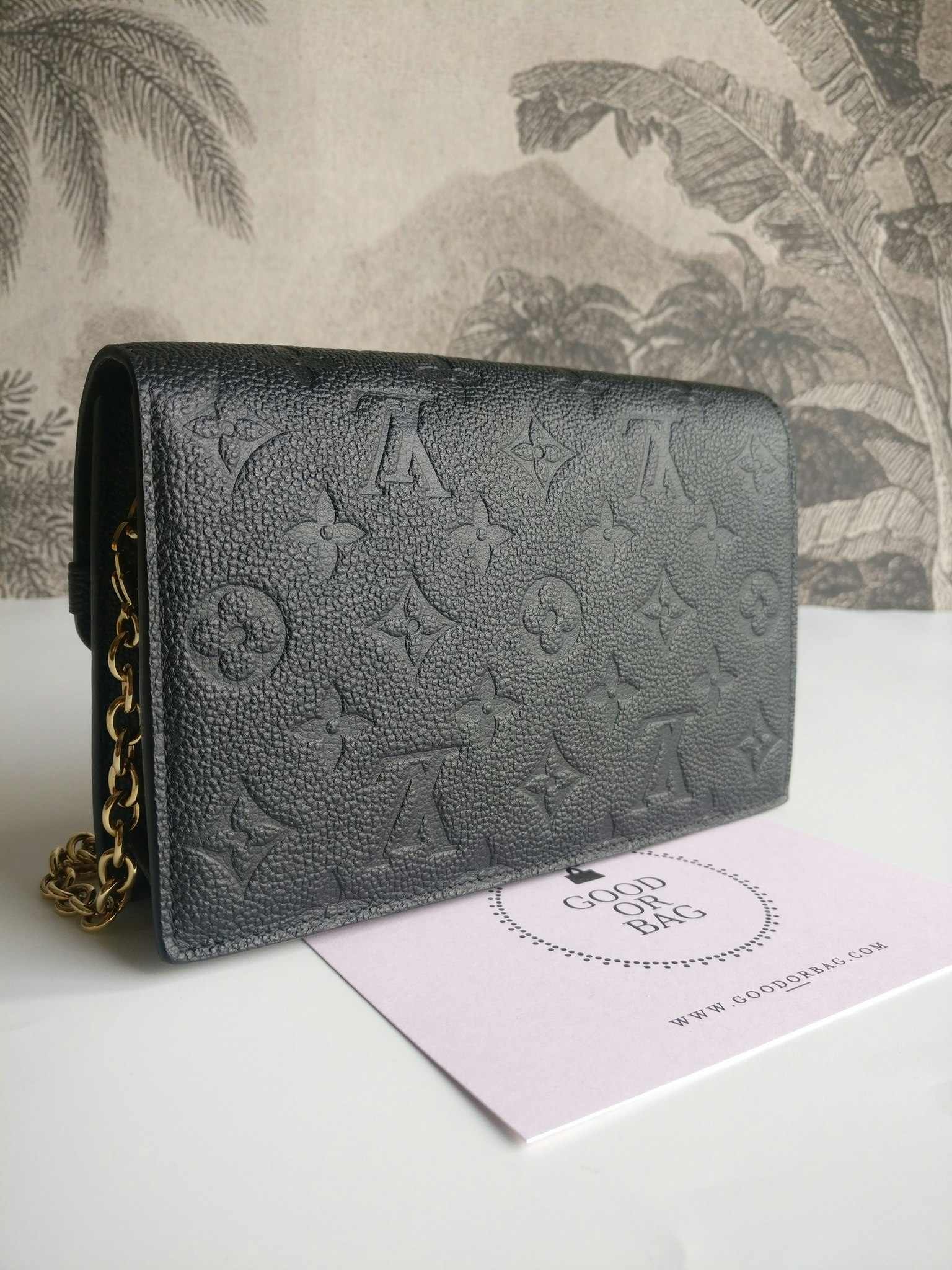 Louis Vuitton Vavin Chain Wallet empreinte