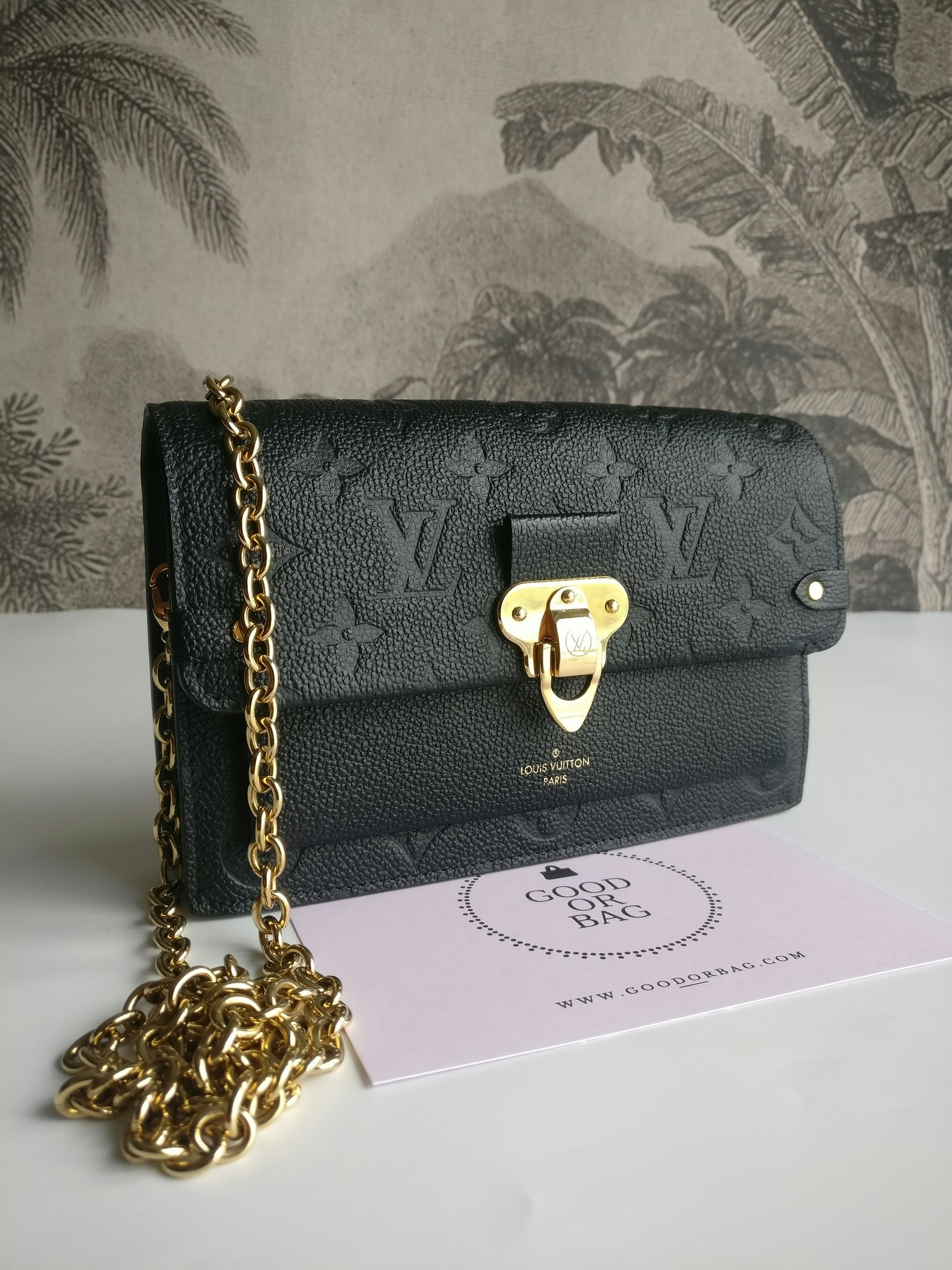 Louis Vuitton Vavin Chain Wallet empreinte
