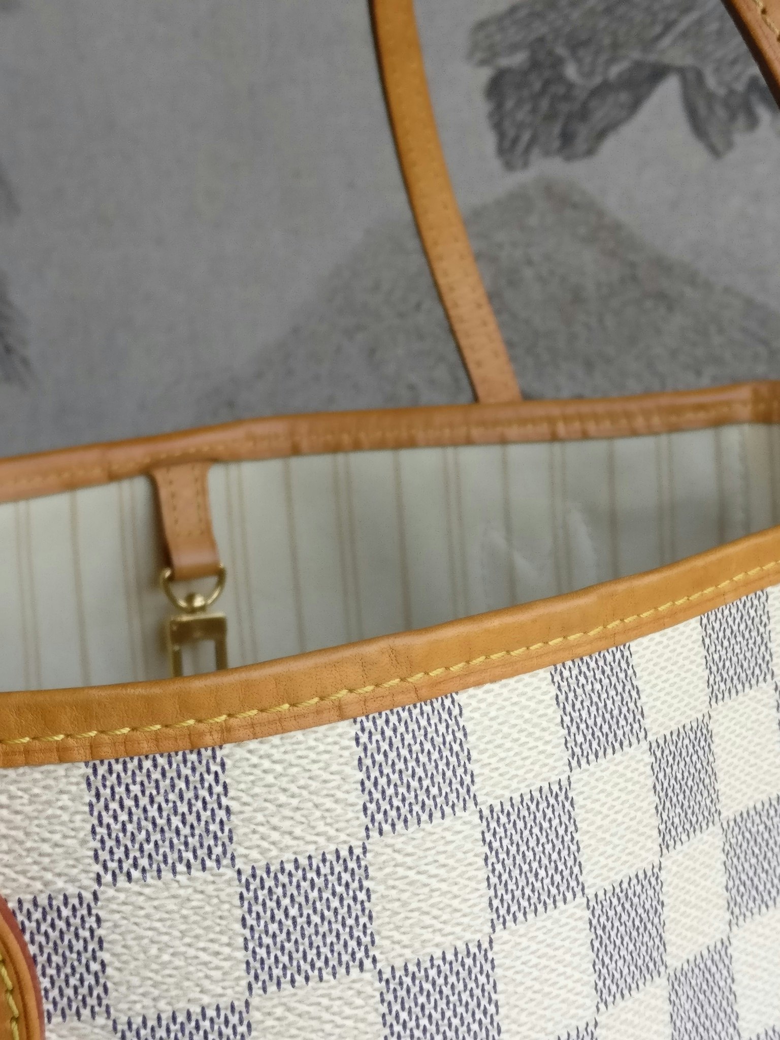 Louis Vuitton Neverfull MM damier azur