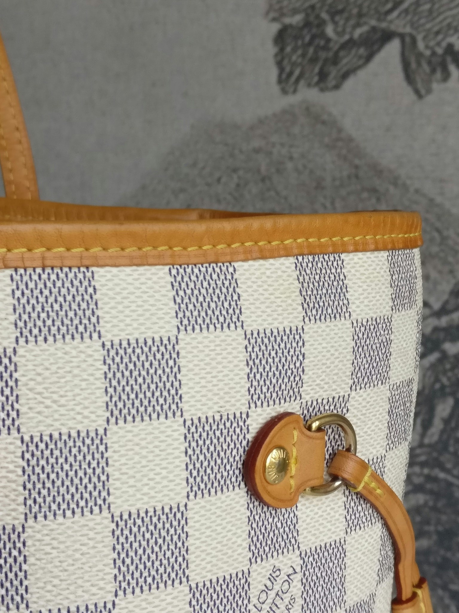 Louis Vuitton Neverfull MM damier azur