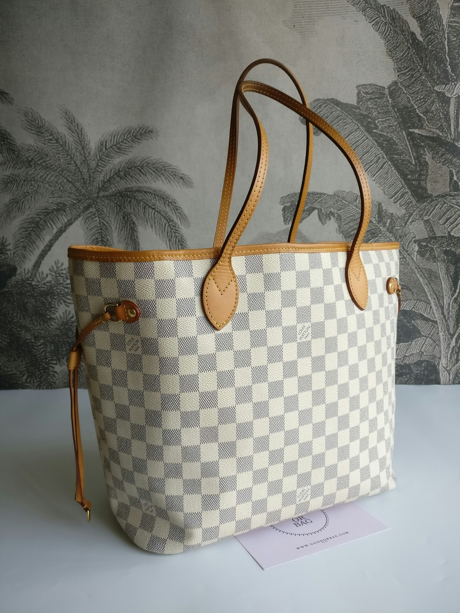 Louis Vuitton Neverfull MM damier azur