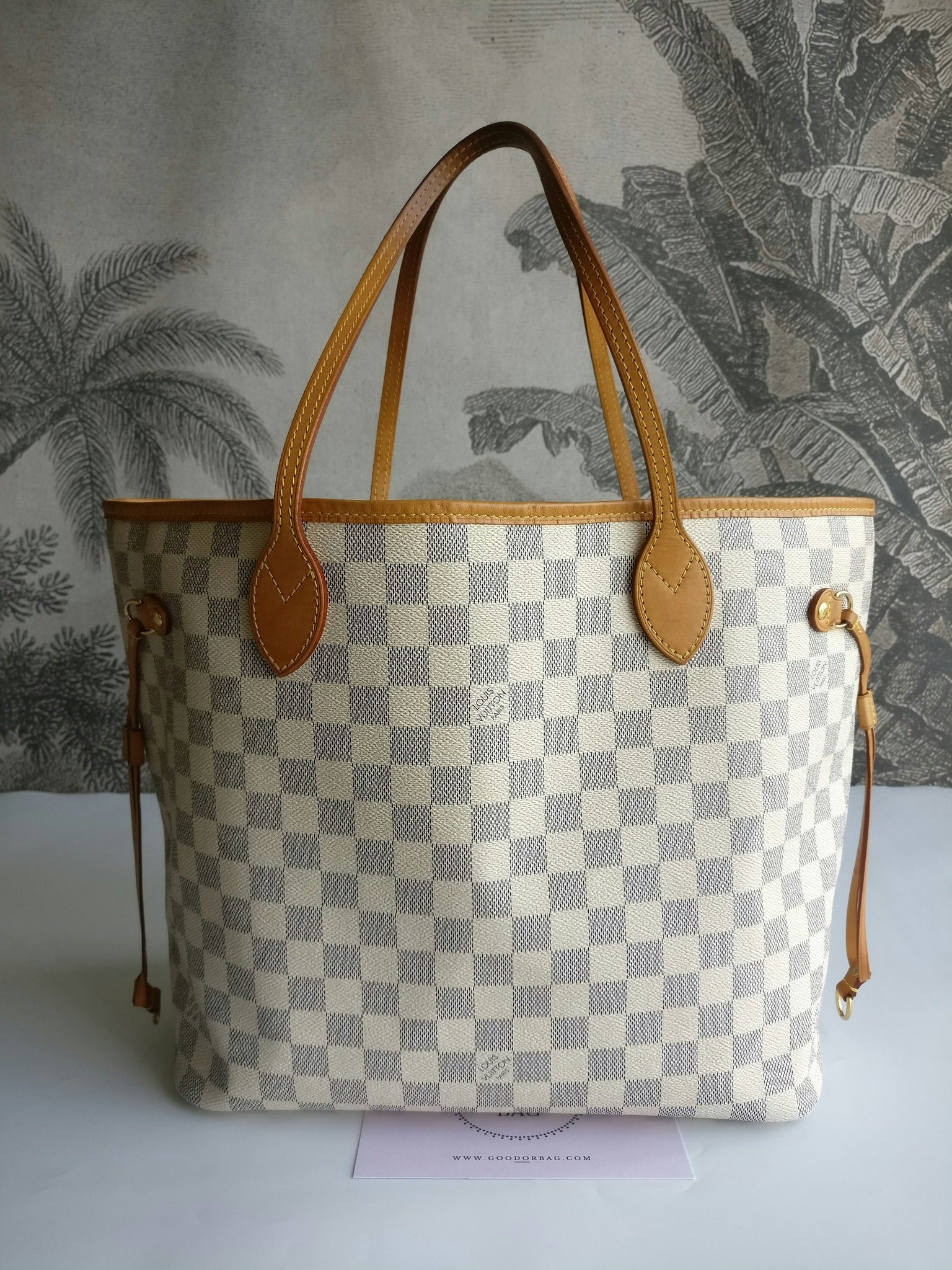 Louis Vuitton Neverfull MM damier azur
