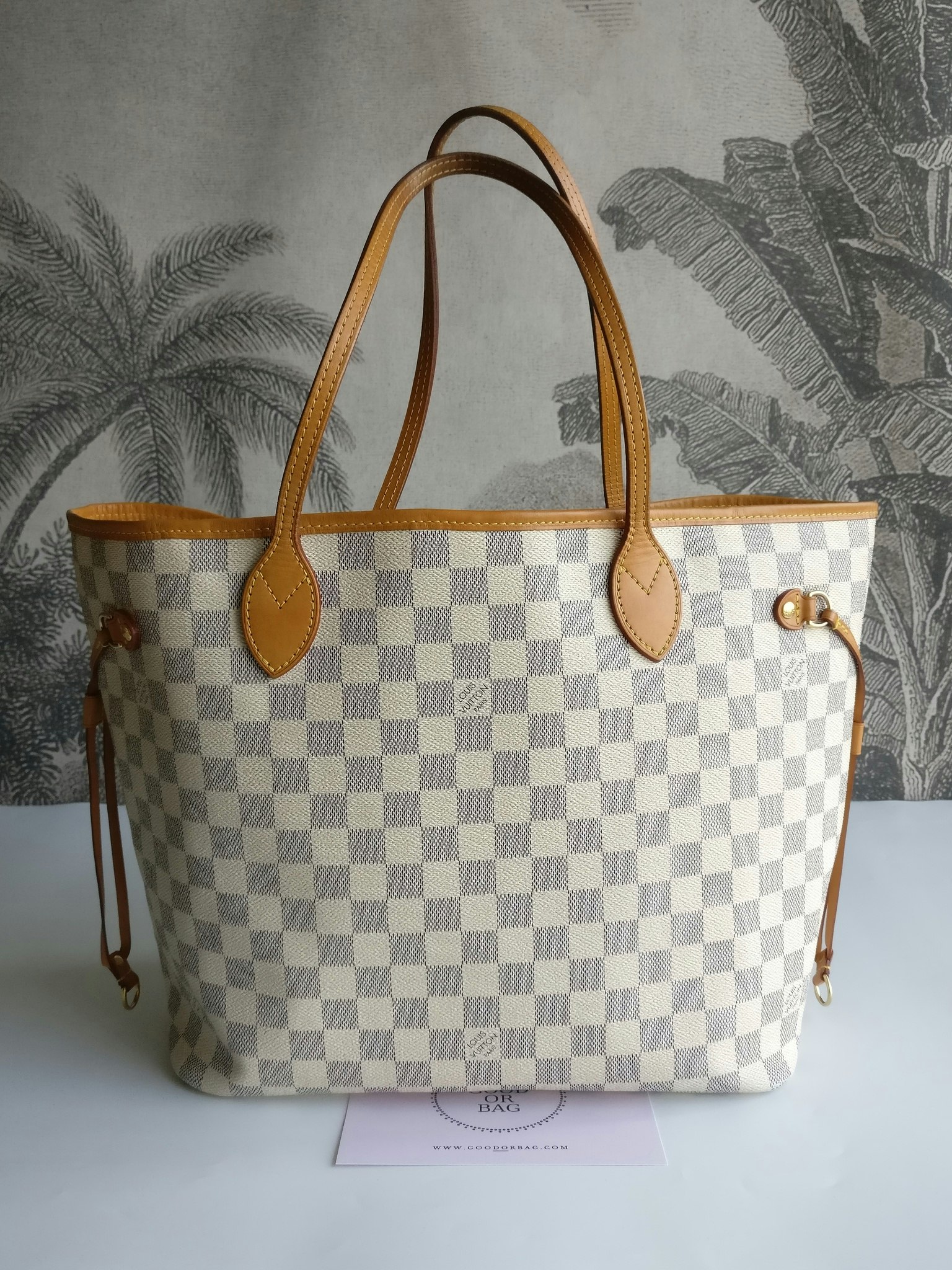 Louis Vuitton Neverfull MM damier azur
