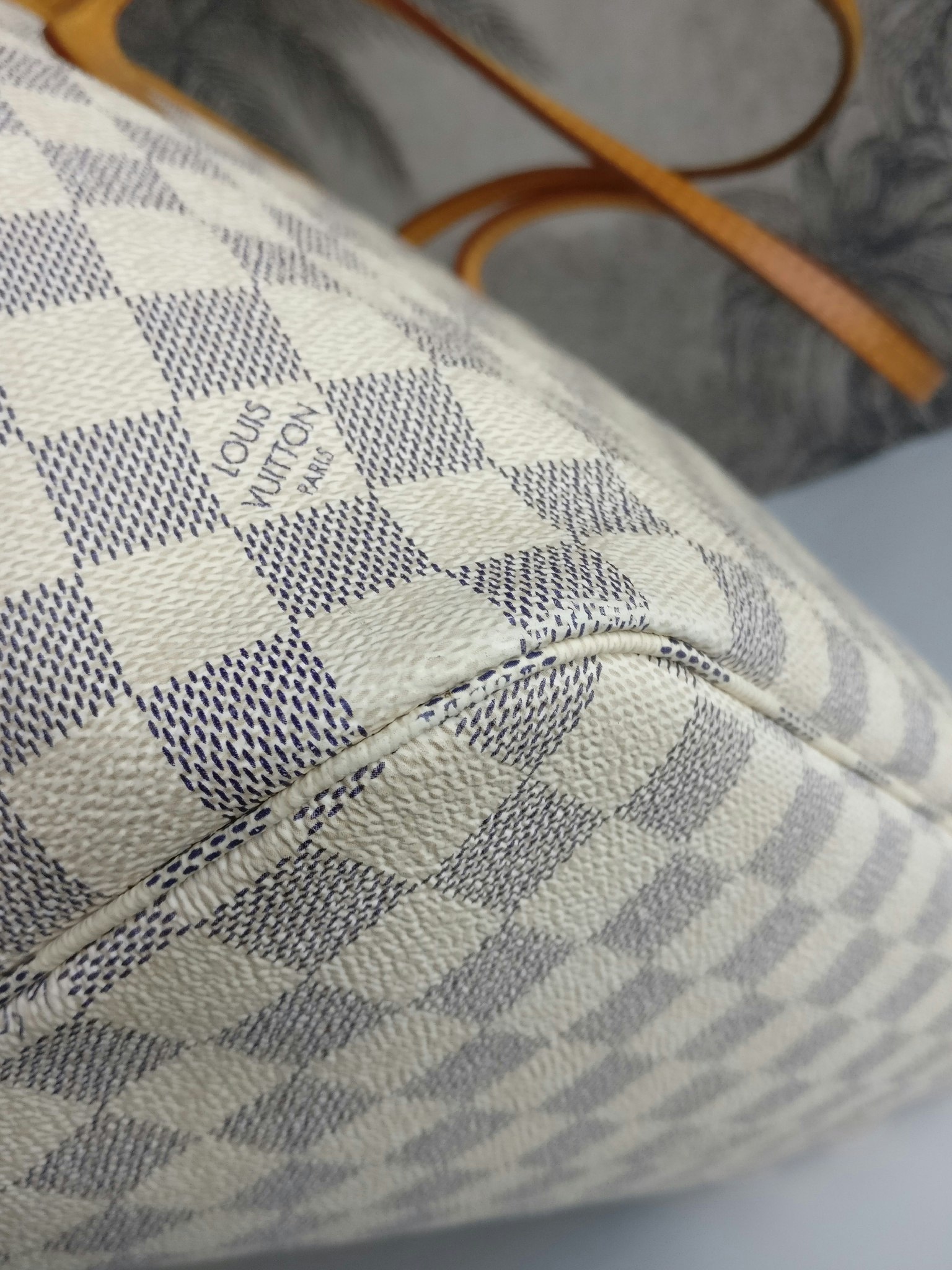 Louis Vuitton Neverfull MM damier azur