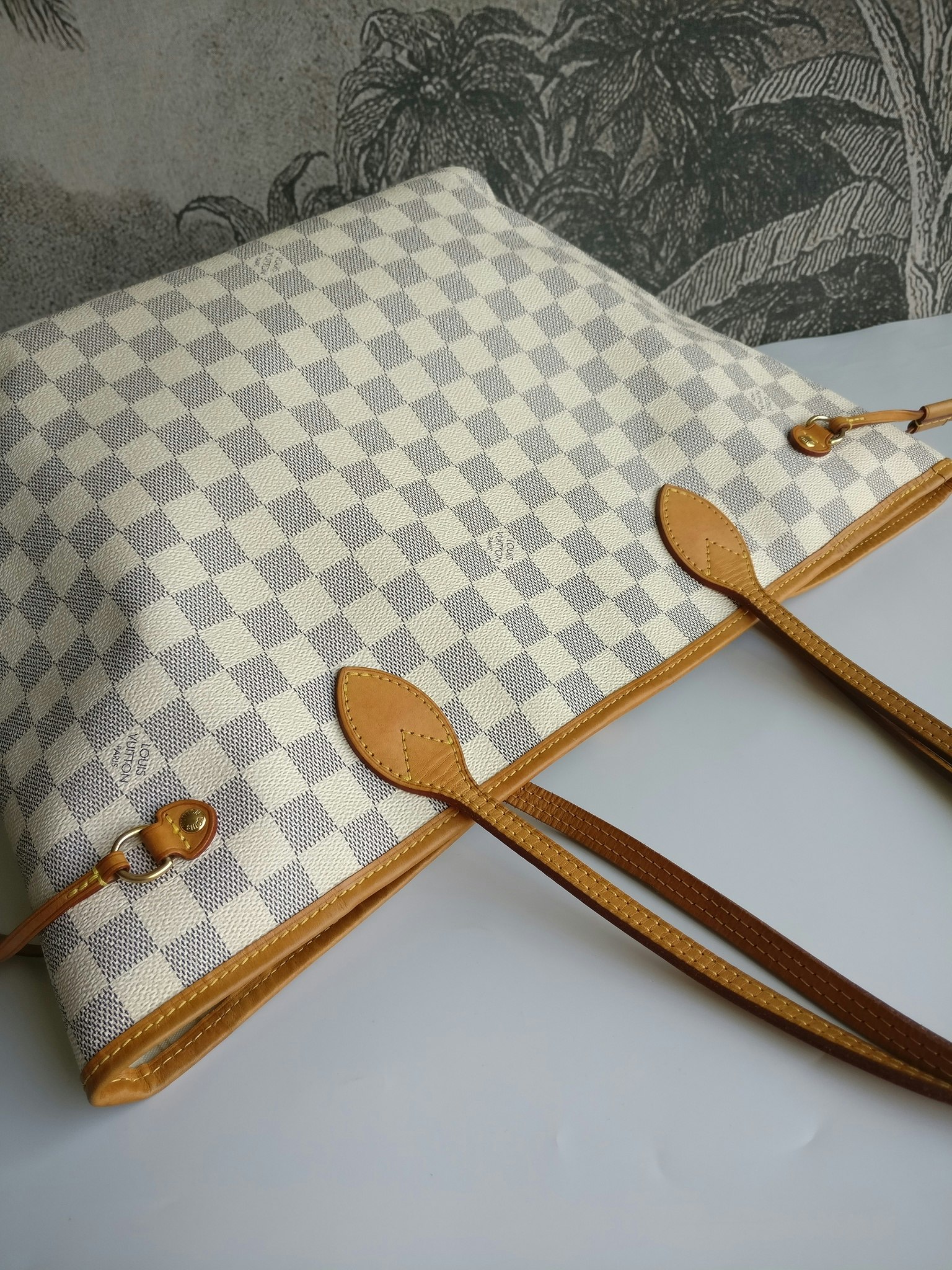 Louis Vuitton Neverfull MM damier azur
