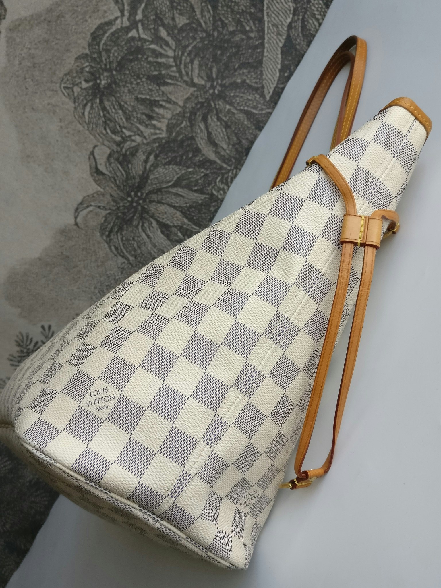 Louis Vuitton Neverfull MM damier azur