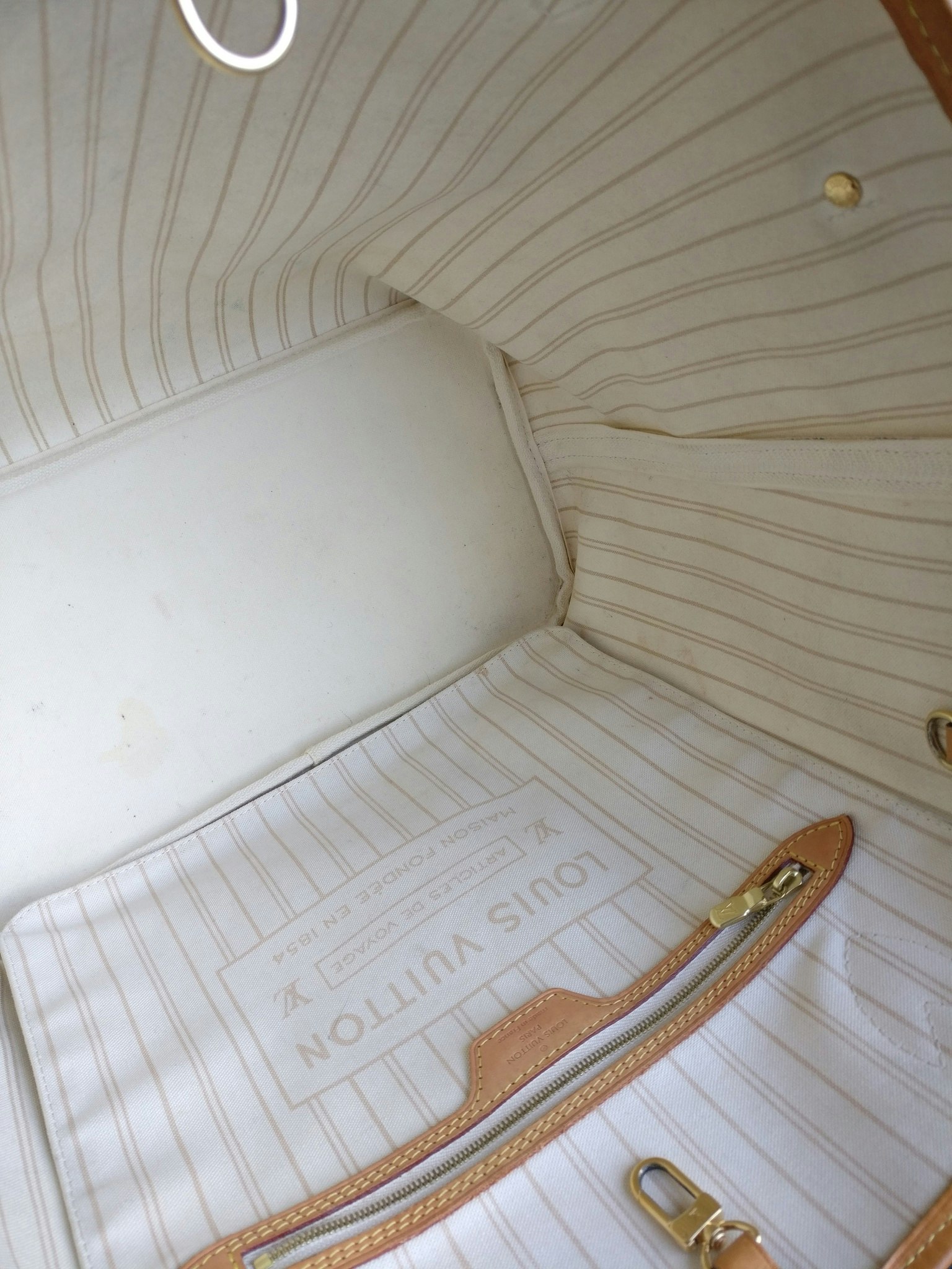 Louis Vuitton Neverfull MM damier azur