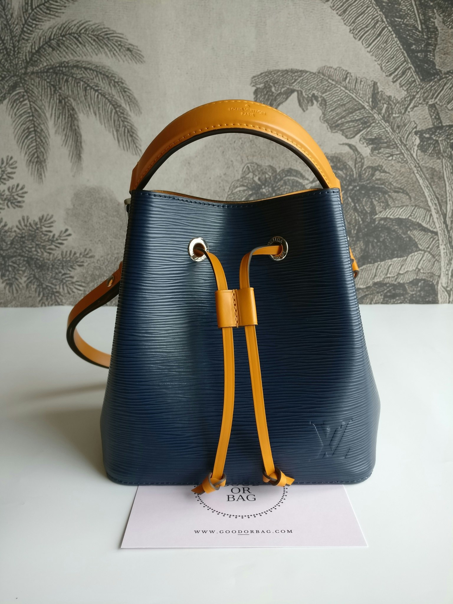 Louis Vuitton NéoNoé BB Indigo Safran