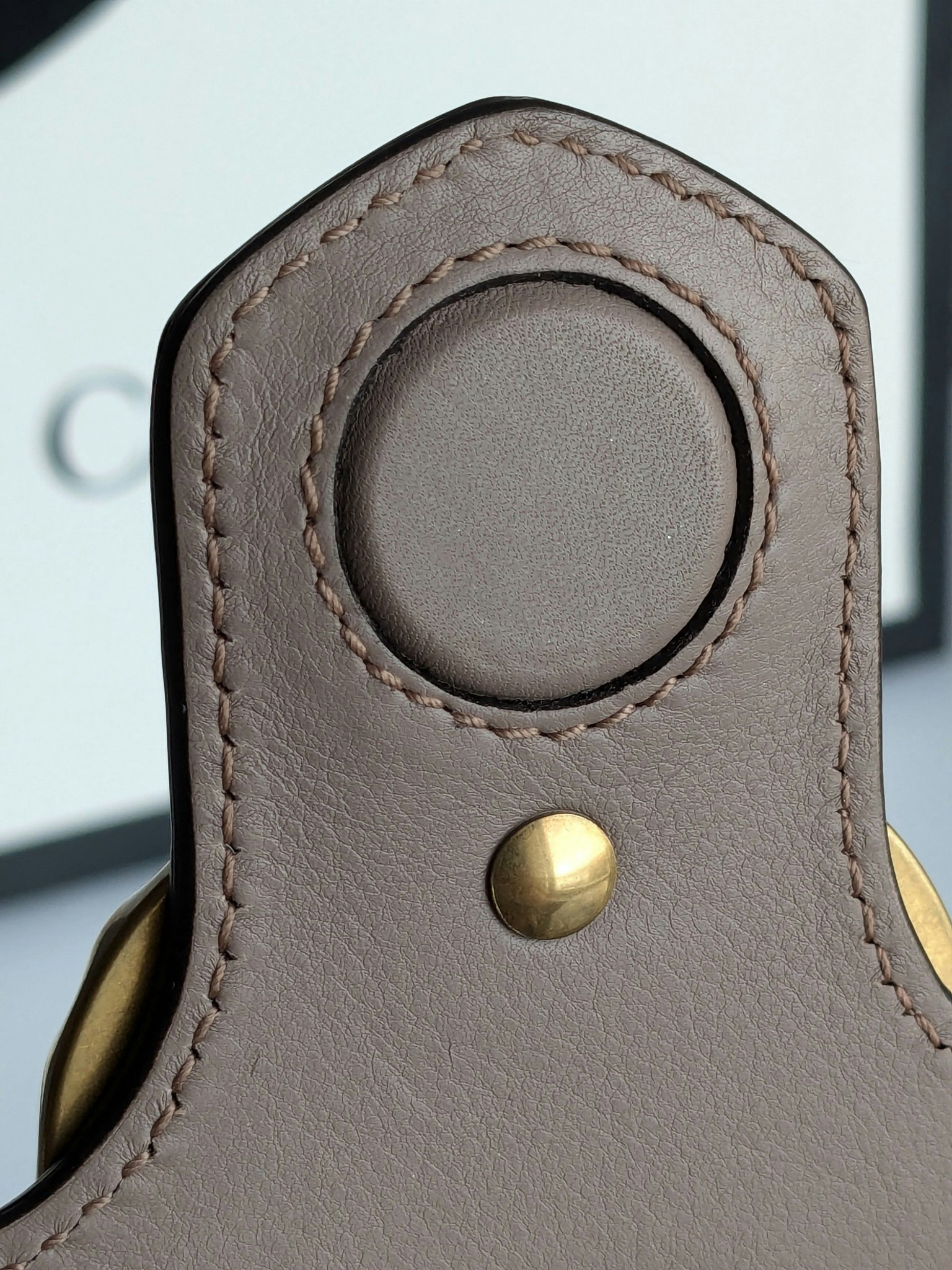 Gucci calfskin Pearly GG Marmont Clutch