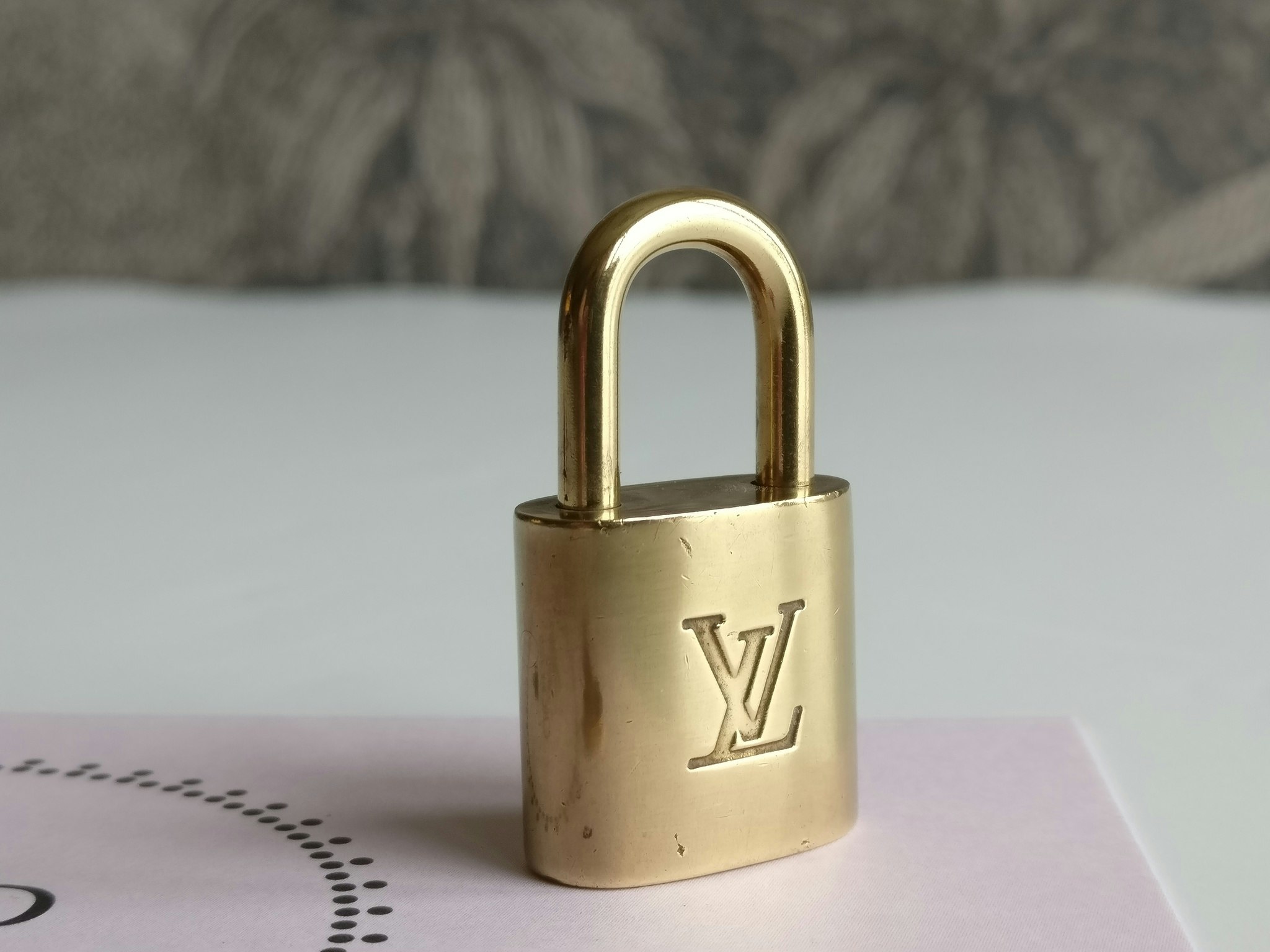 Louis Vuitton padlock with key 319