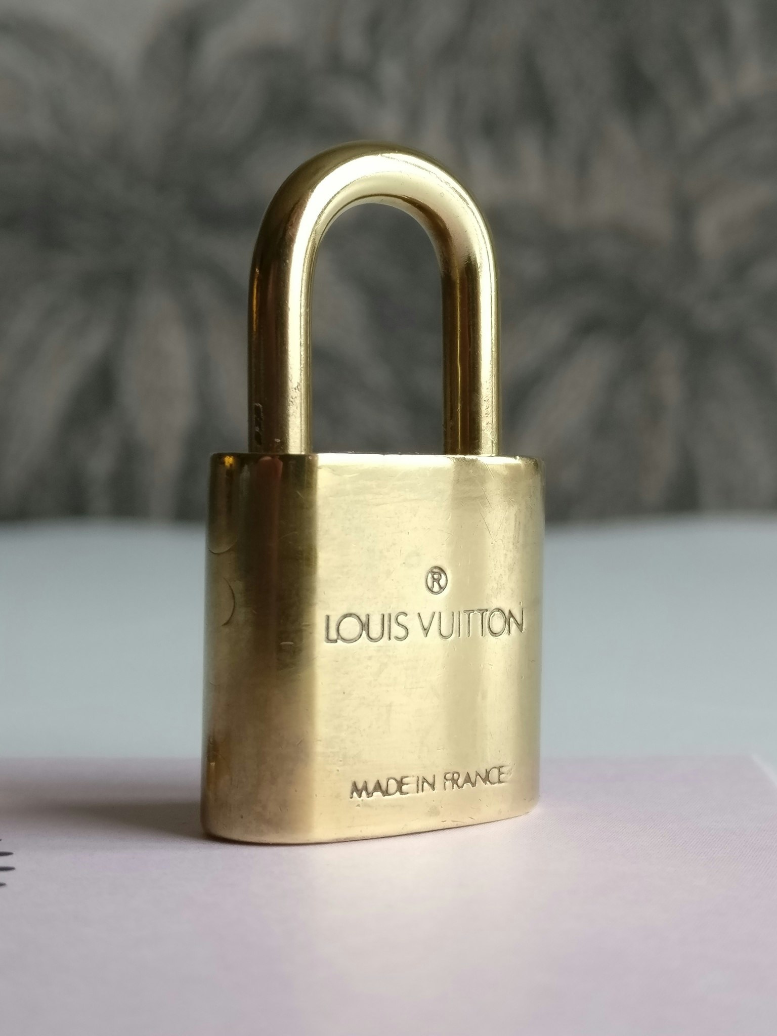 Louis Vuitton padlock with key 319