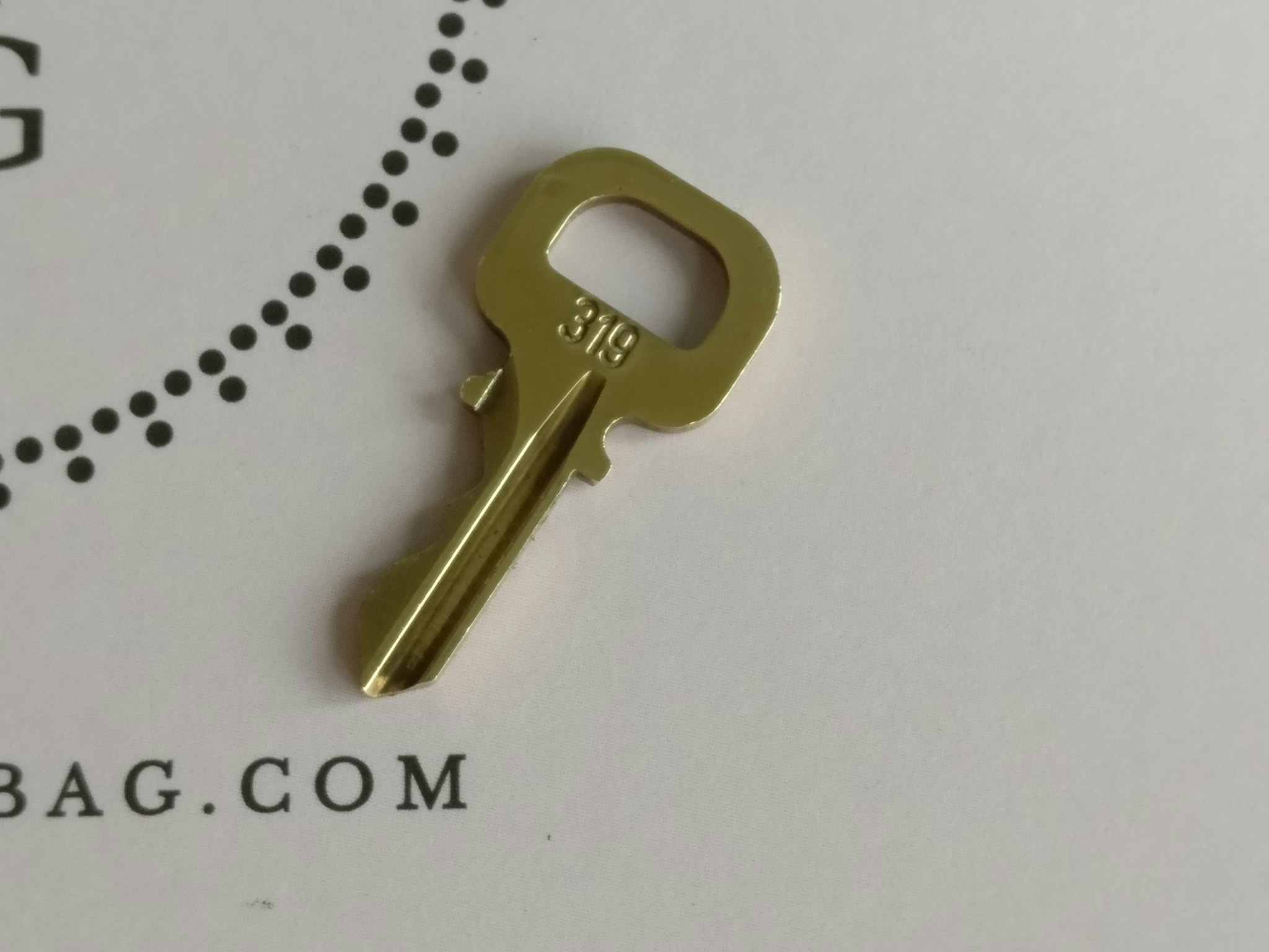 Louis Vuitton padlock with key 319