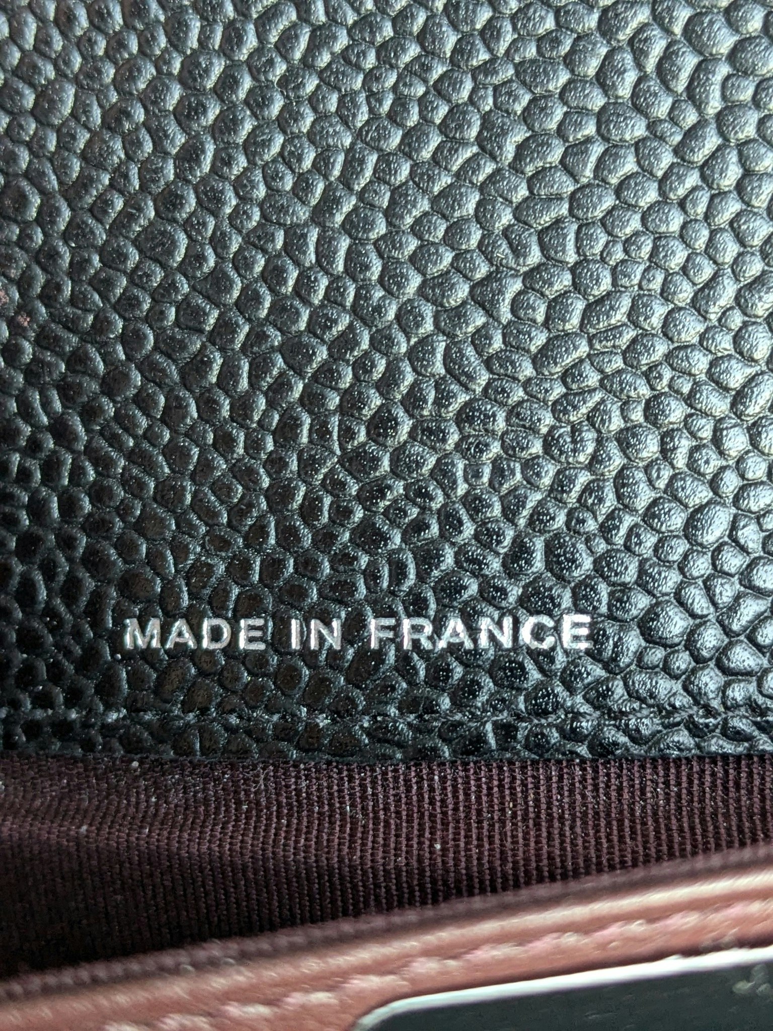 Chanel timeless classic flap long wallet caviar