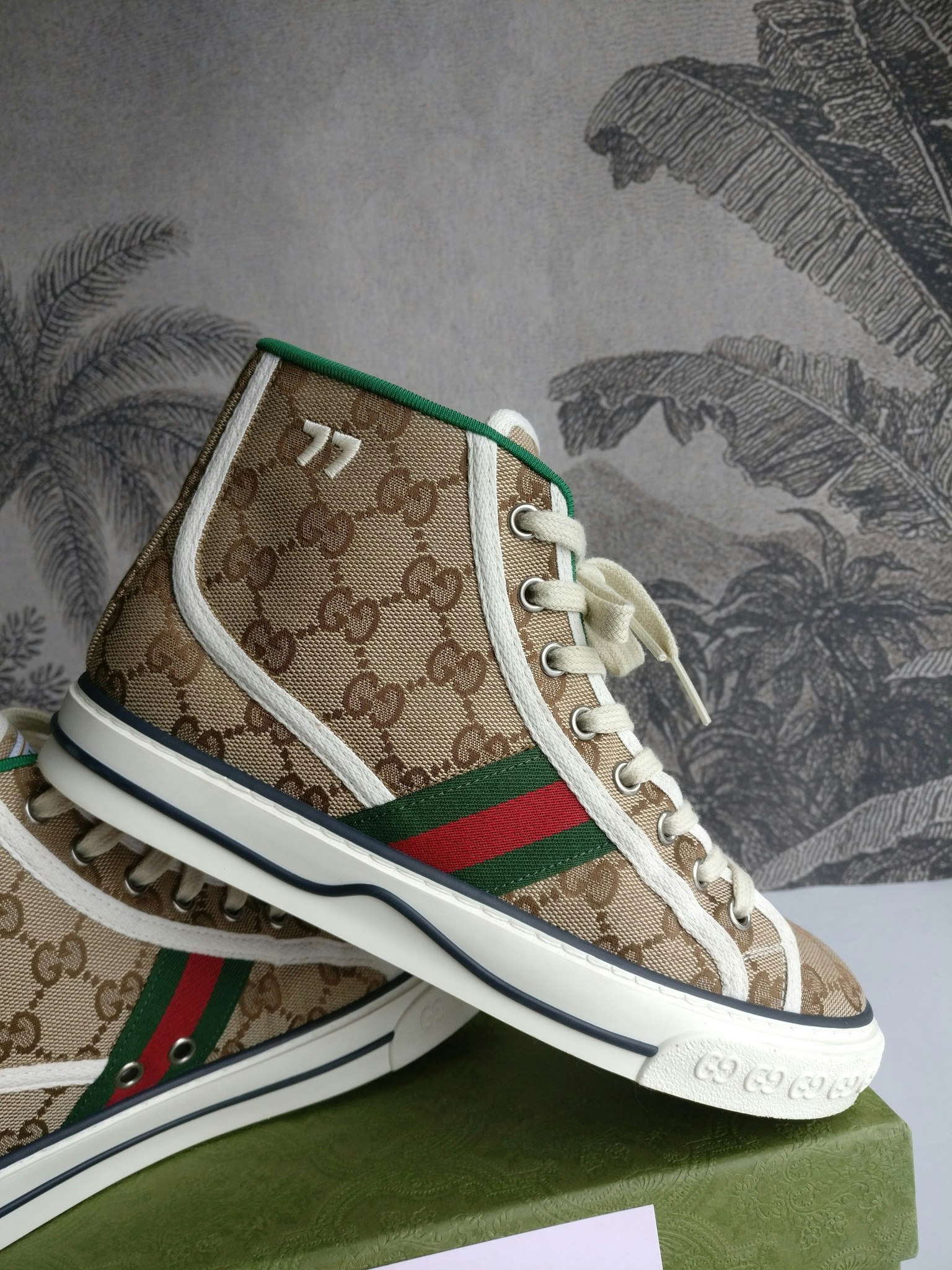 Gucci Tennis 1977 High Top Sneakers 37