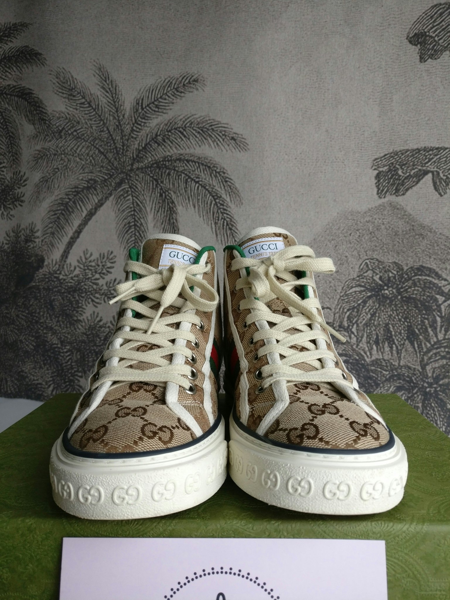 Gucci Tennis 1977 High Top Sneakers 37