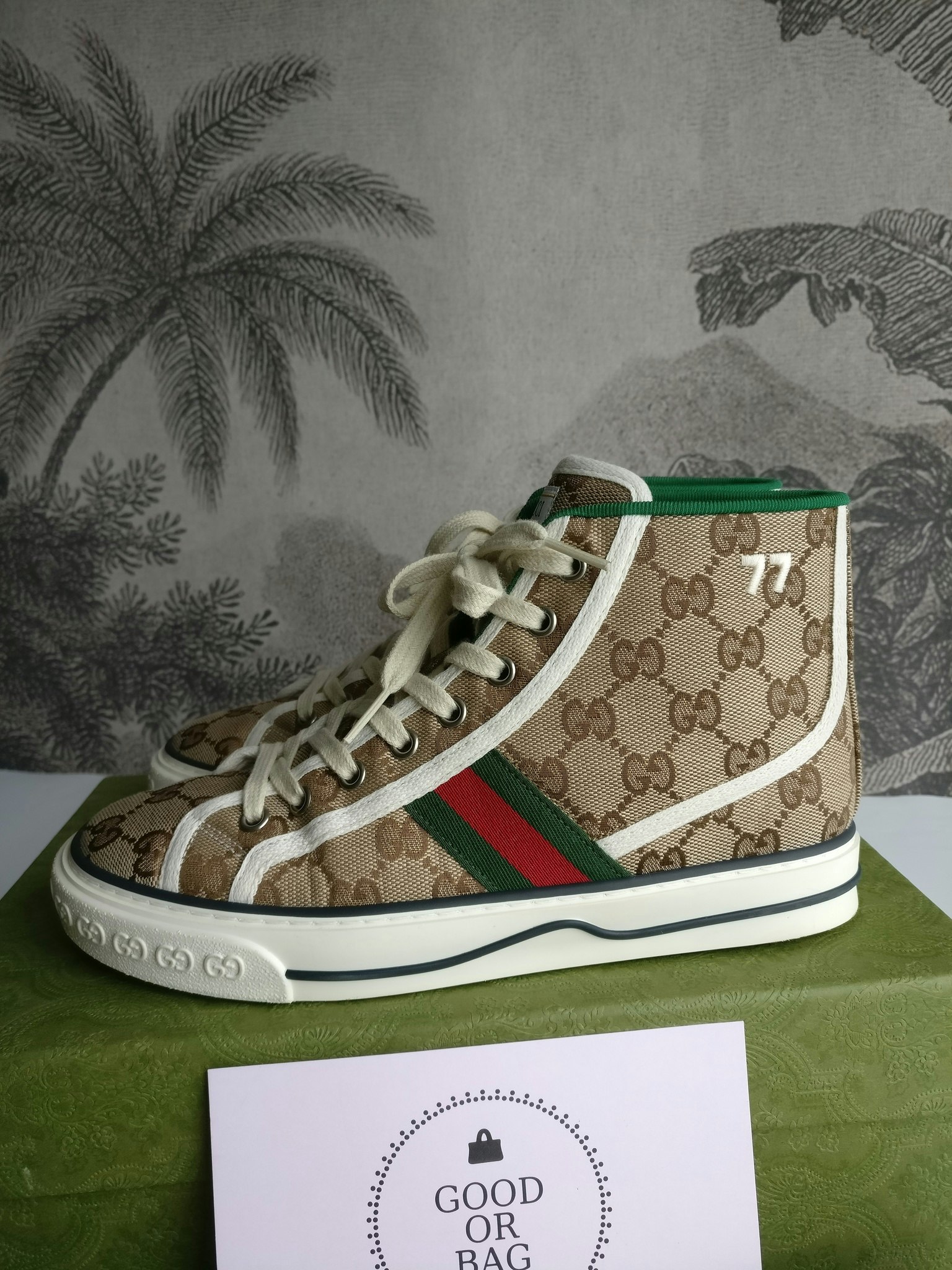 Gucci Tennis 1977 High Top Sneakers 37